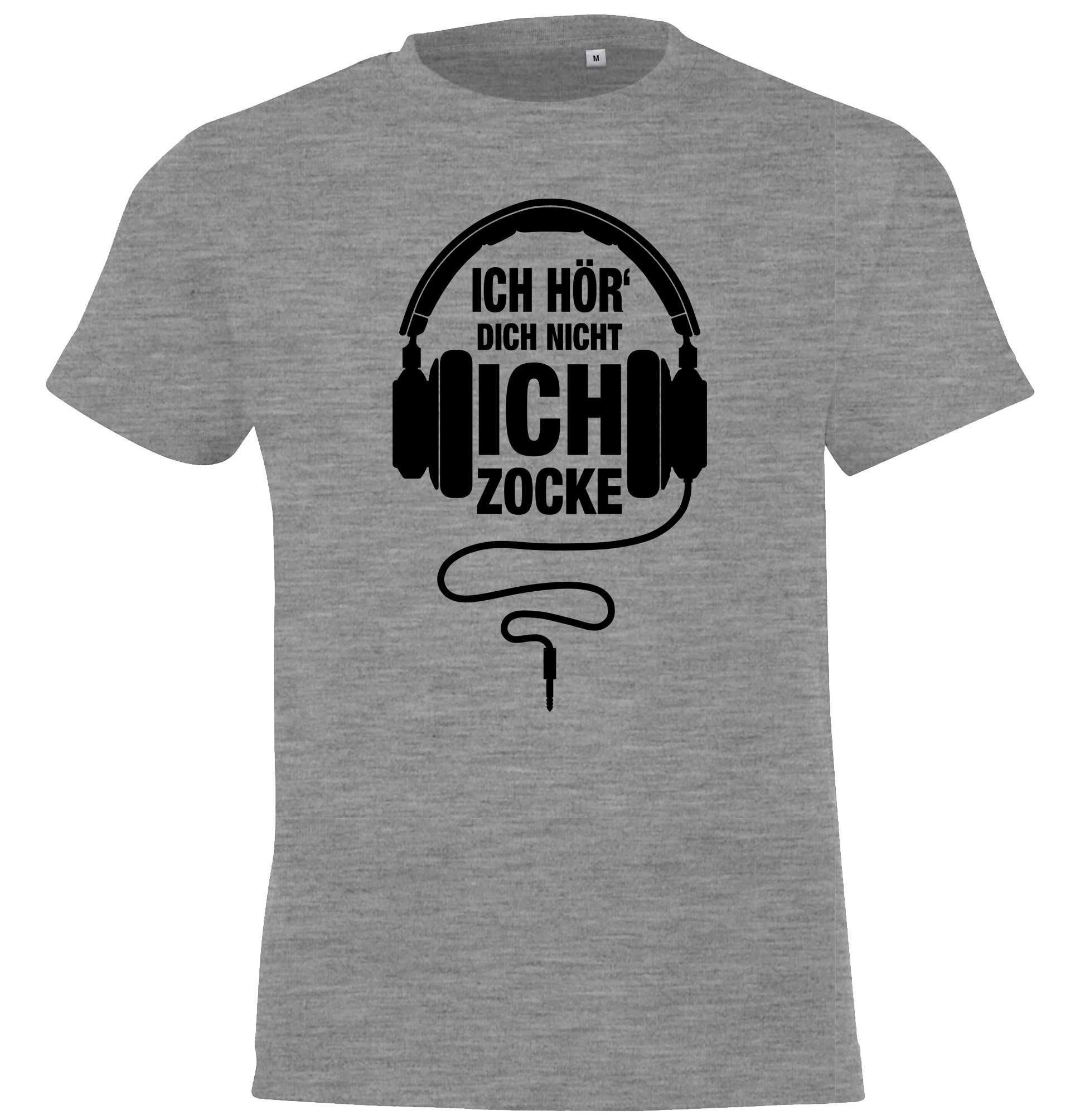 Youth Designz T-Shirt Ich Zocke Kinder Shirt mit lustigem Gamer Frontprint