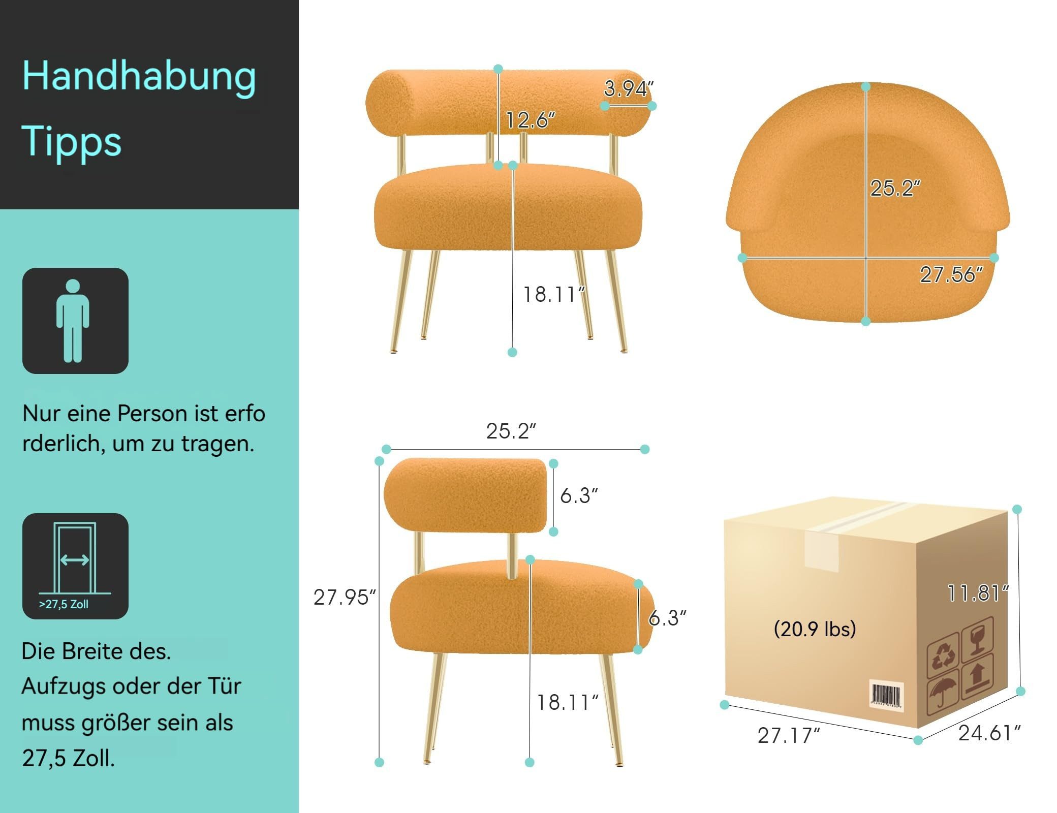 SEYNAR Sessel Teddy-Sessel, Kommodensessel, Komfortsessel, Schaukelstuhl günstig online kaufen