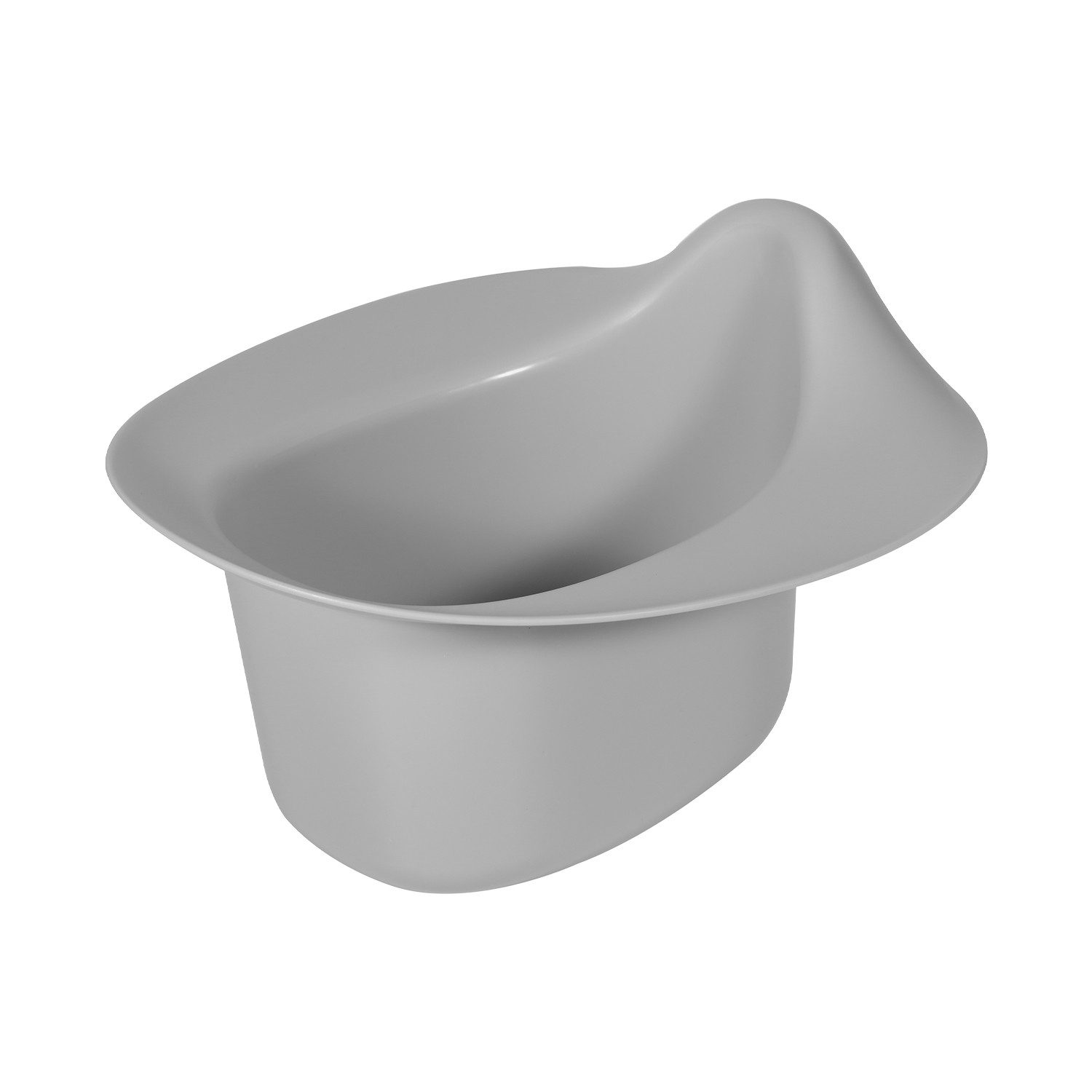 KINDSGUT Toilettentrainer Abhaltetöpfchen, (1-tlg), Babytopf WC/Klo, abhalten und windelfrei, kindgerecht, dunkelgrau