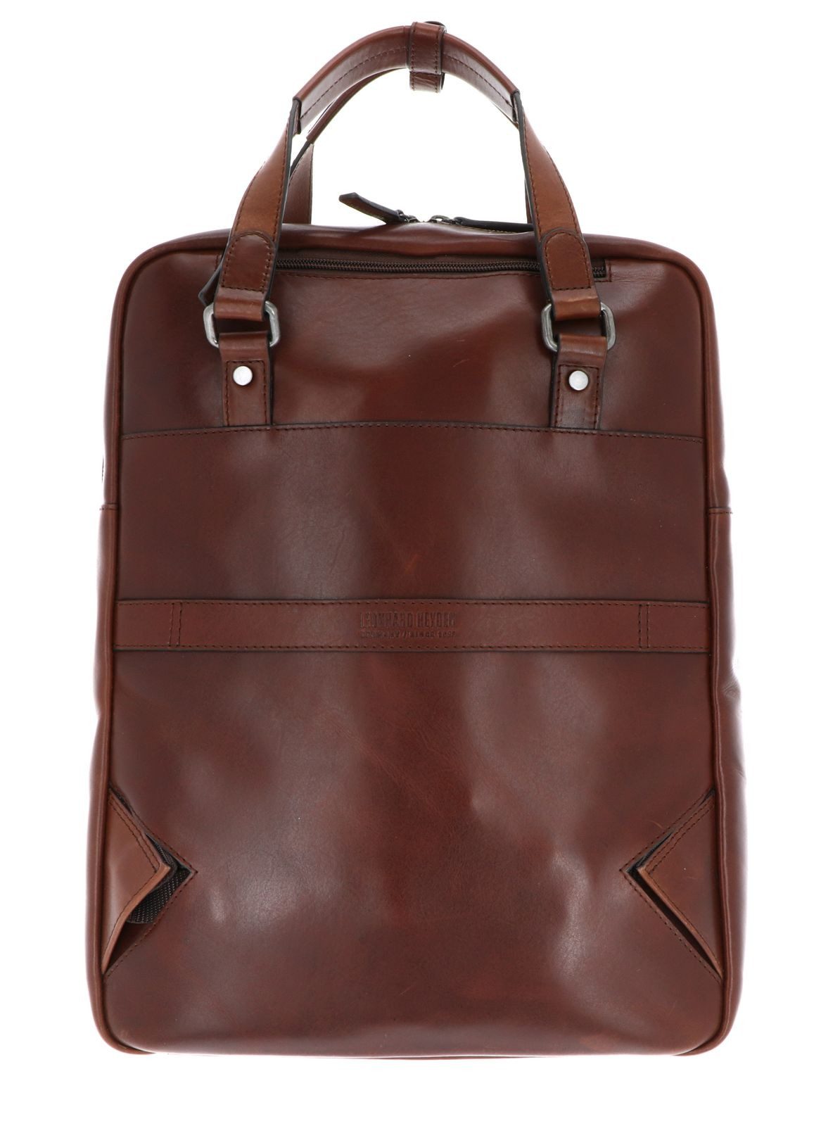 Leonhard Heyden Rucksack Kurzgrifftasche / Rucksack 5384 (Set, 2-tlg), aus echtem Rindsleder