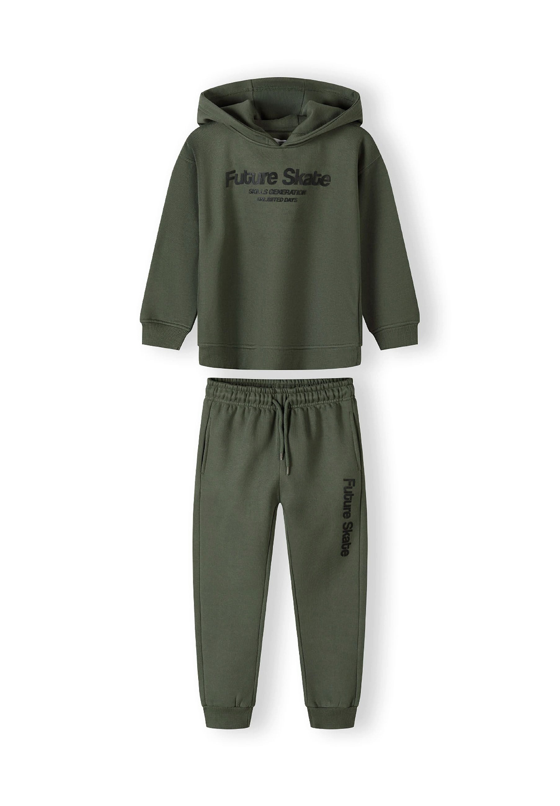 MINOTI Jogginganzug für Jungen, Sweatanzug 2-tlg. mit Kapuze und Skater-Print (Set, 2-tlg., Hoodie und Hose)
