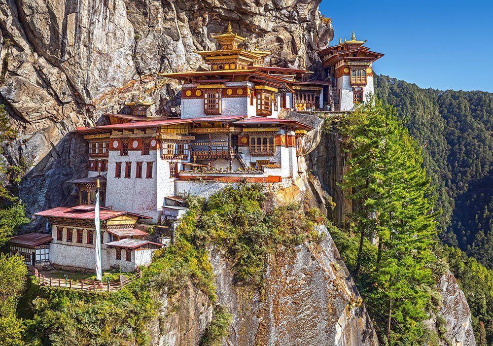 Castorland Puzzle Castorland B-53445 View of Paro Taktsang, Bhutan, Puzzle 500 Teile, Puzzleteile