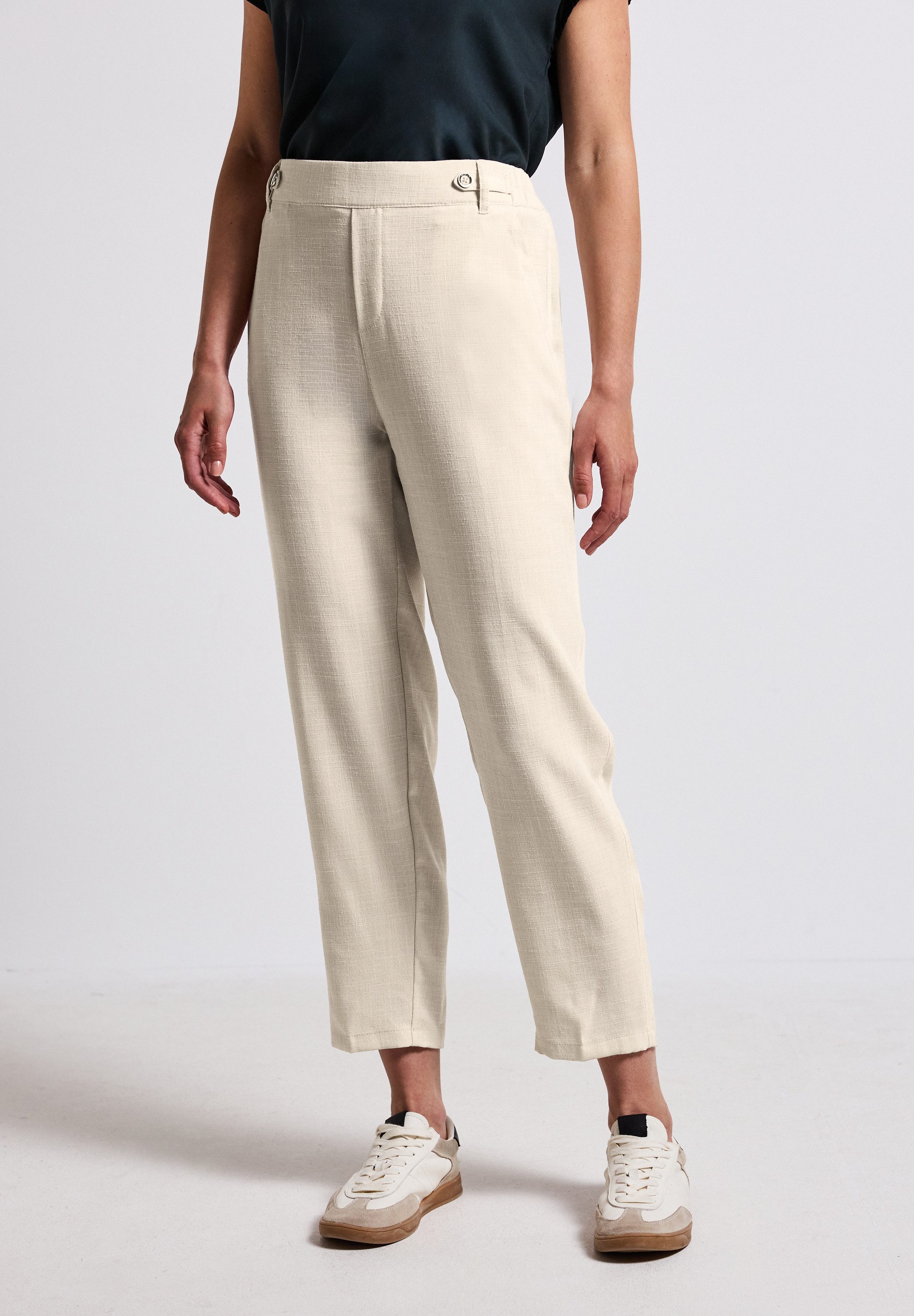 STREET ONE Chinohose High Waist