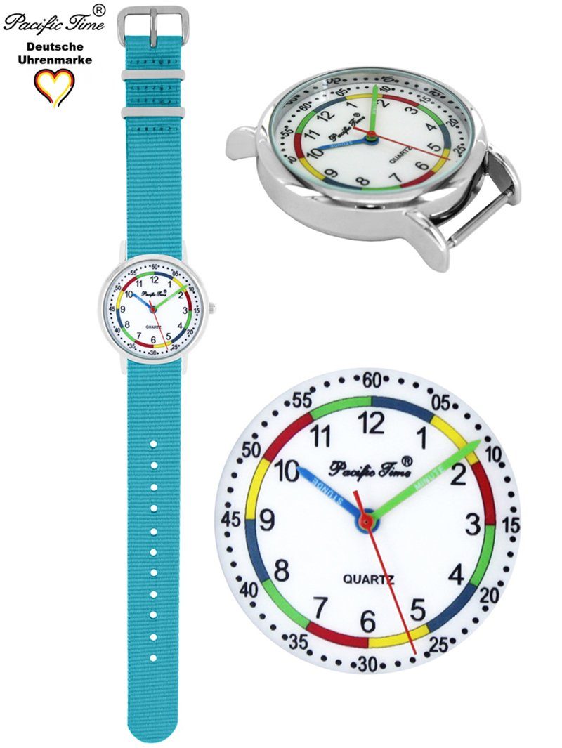 Wechselarmband, Gratis Time First Pacific Versand Match Armbanduhr Mix - und hellblau Kinder Lernuhr Quarzuhr Design