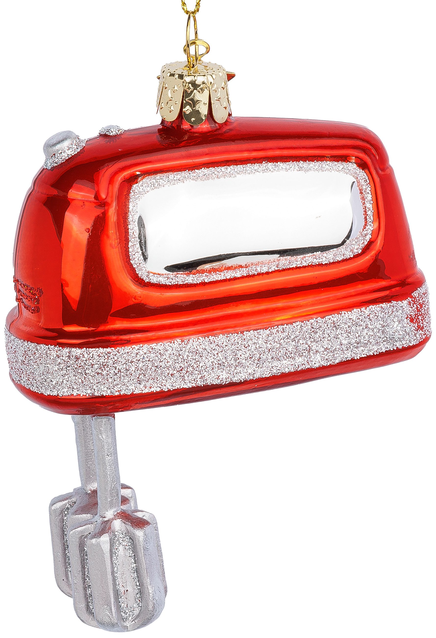 Christbaumschmuck BS672 Handmixer Küchenmaschine Glas Figur Weihnachtsbaum Anhänger