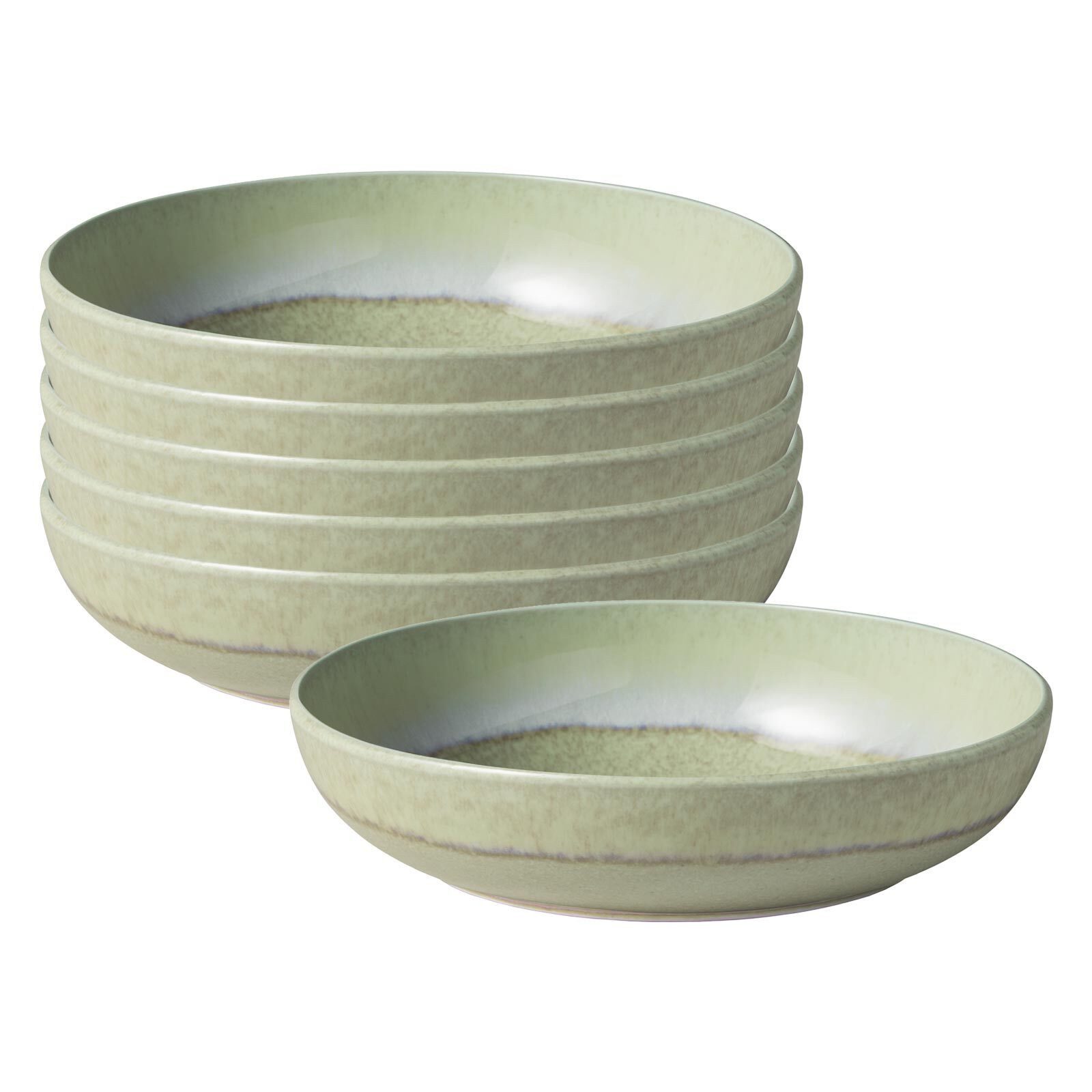 like. by Villeroy & Boch Pastateller Perlemor Alga Pastaschalen ø 22,2 cm 6er Set, (6 St)