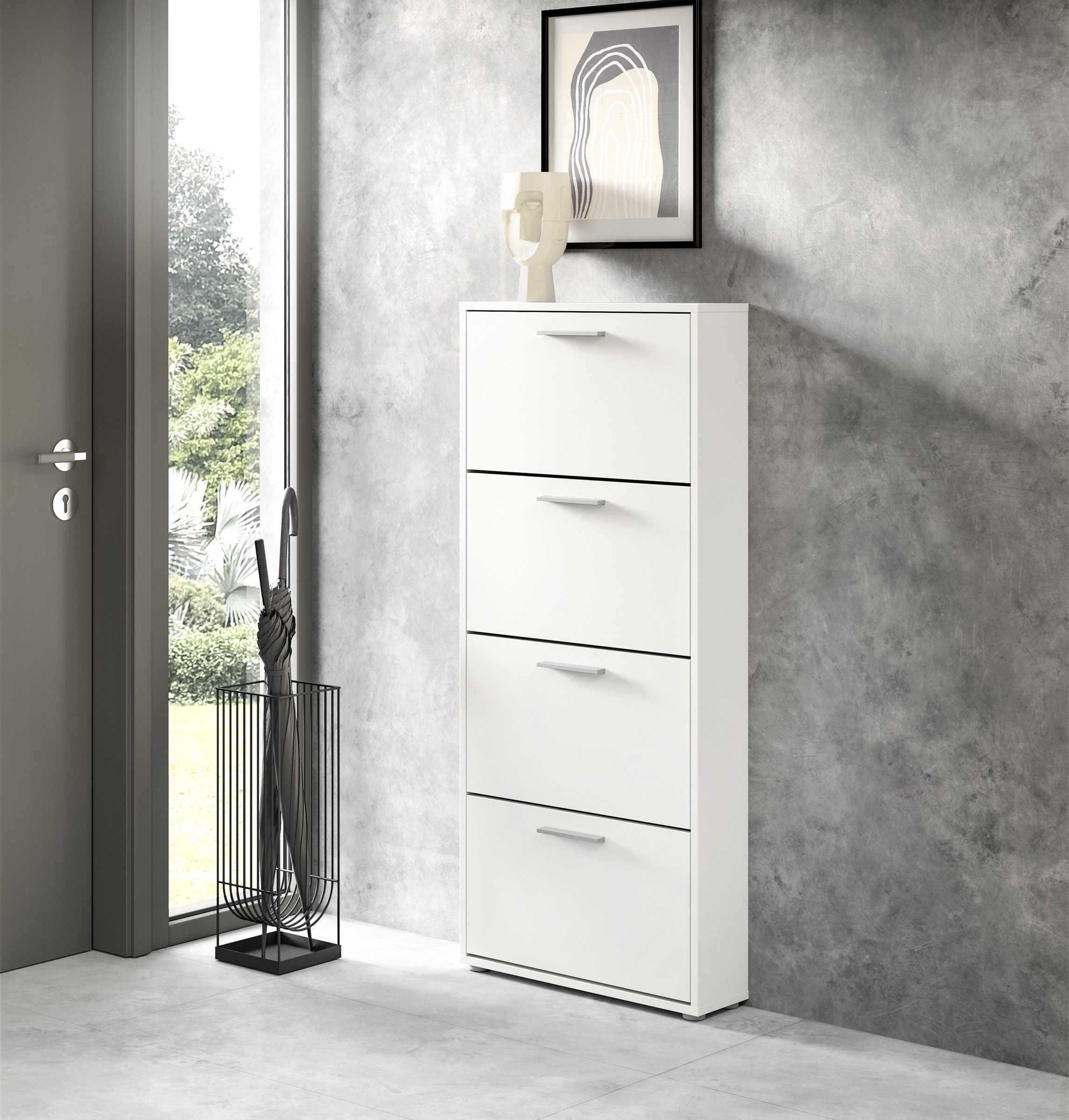 PREISBRECHER Schuhkipper See, in Weiß, Melaminbeschichtet - 59x136x17cm (Bx günstig online kaufen