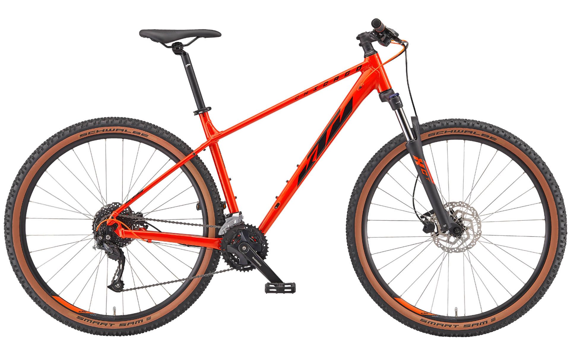KTM Mountainbike KTM Chicago 271 27,5'' orange 2024, 18 Gang Shimano Altus M2000-9 SGS shadow, Kettenschaltung