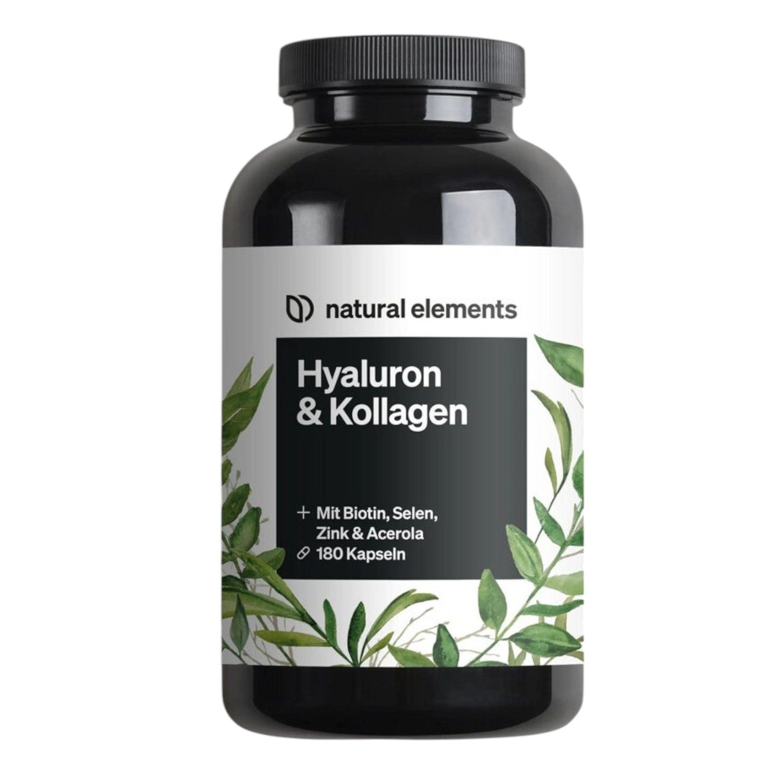 natural elements Hyaluron & Kollagen Kapseln (180 Stk) Kapseln