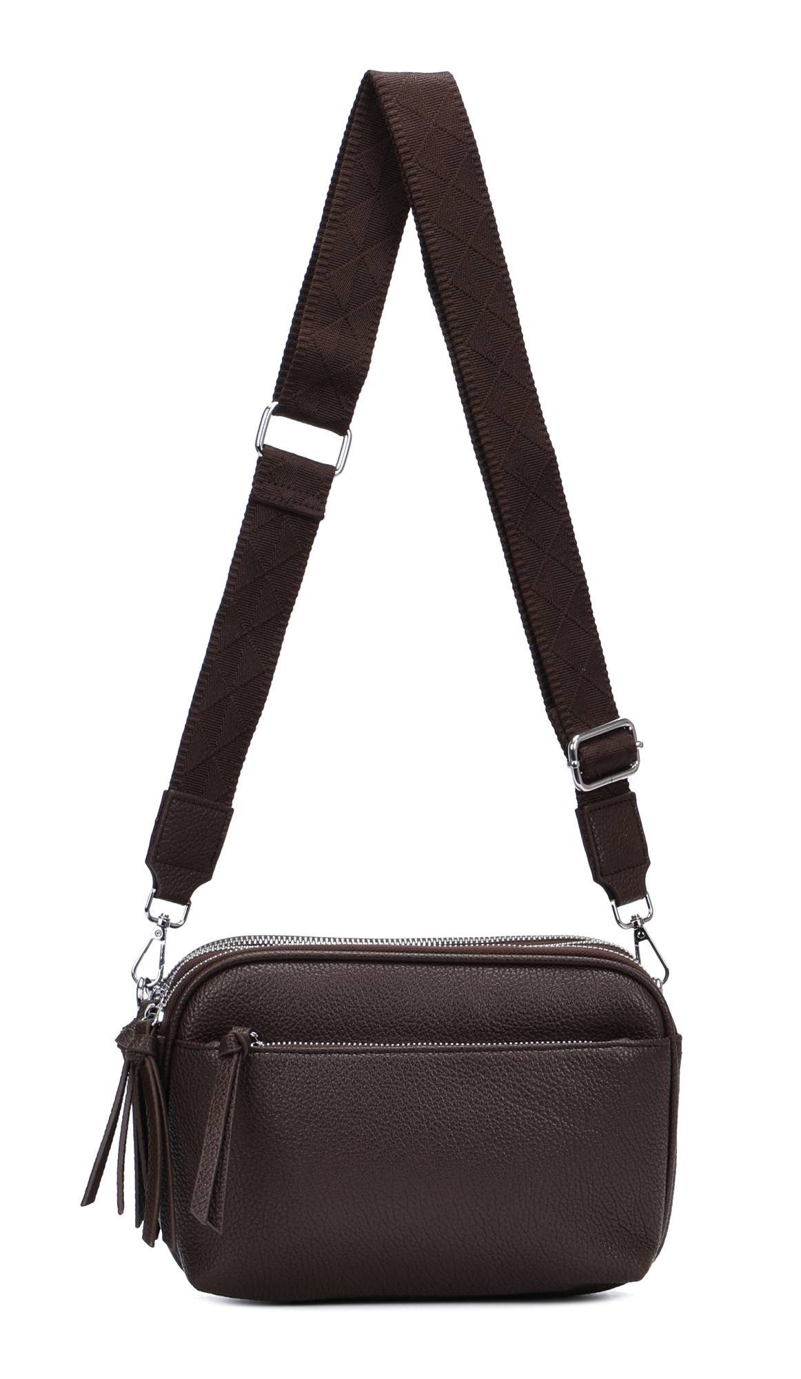 ITALYSHOP24 Schultertasche Damen Umhängetasche Brusttasche Cross günstig online kaufen