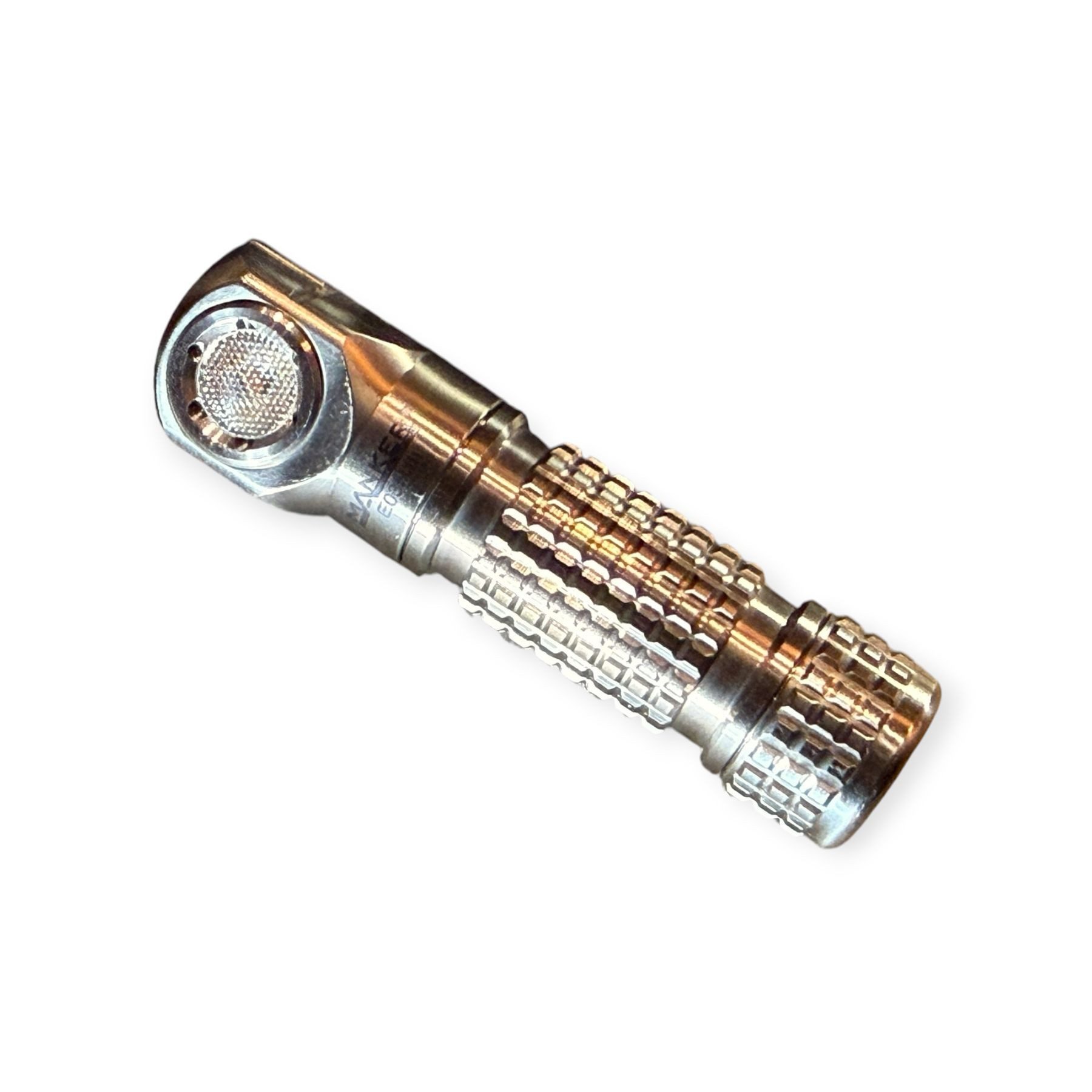 Manker LED Stirnlampe E03H III TI RAW 14500 / AA-Stirnlampe 1200 Lumen Winkellampe mit (1-St)
