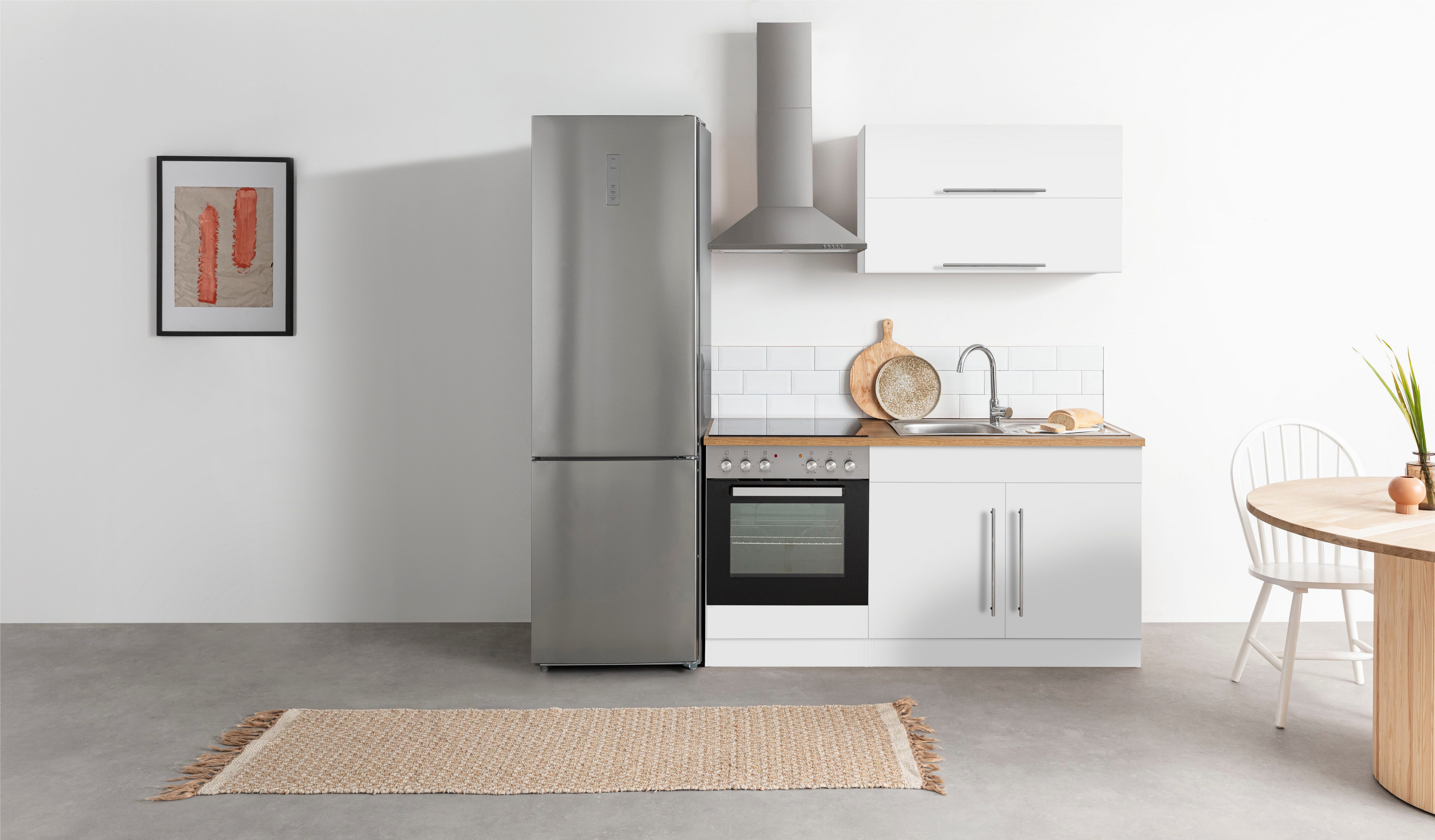 KOCHSTATION Küchenzeile KS-Samos, Breite 160 cm, günstig online kaufen