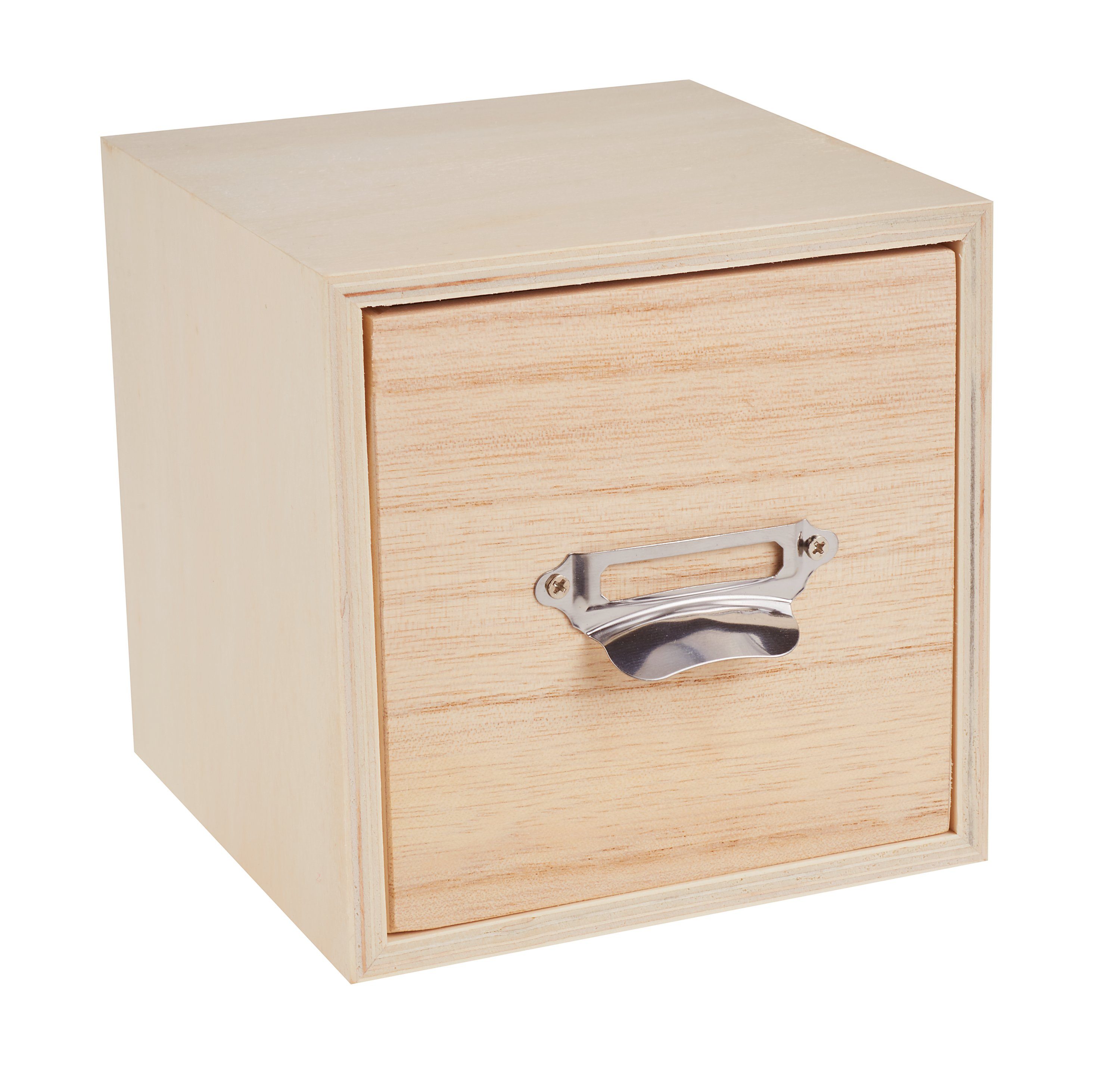 VBS Aufbewahrungsbox Schubladenbox Würfel (1 St), 12 cm x 12 cm x 12 cm