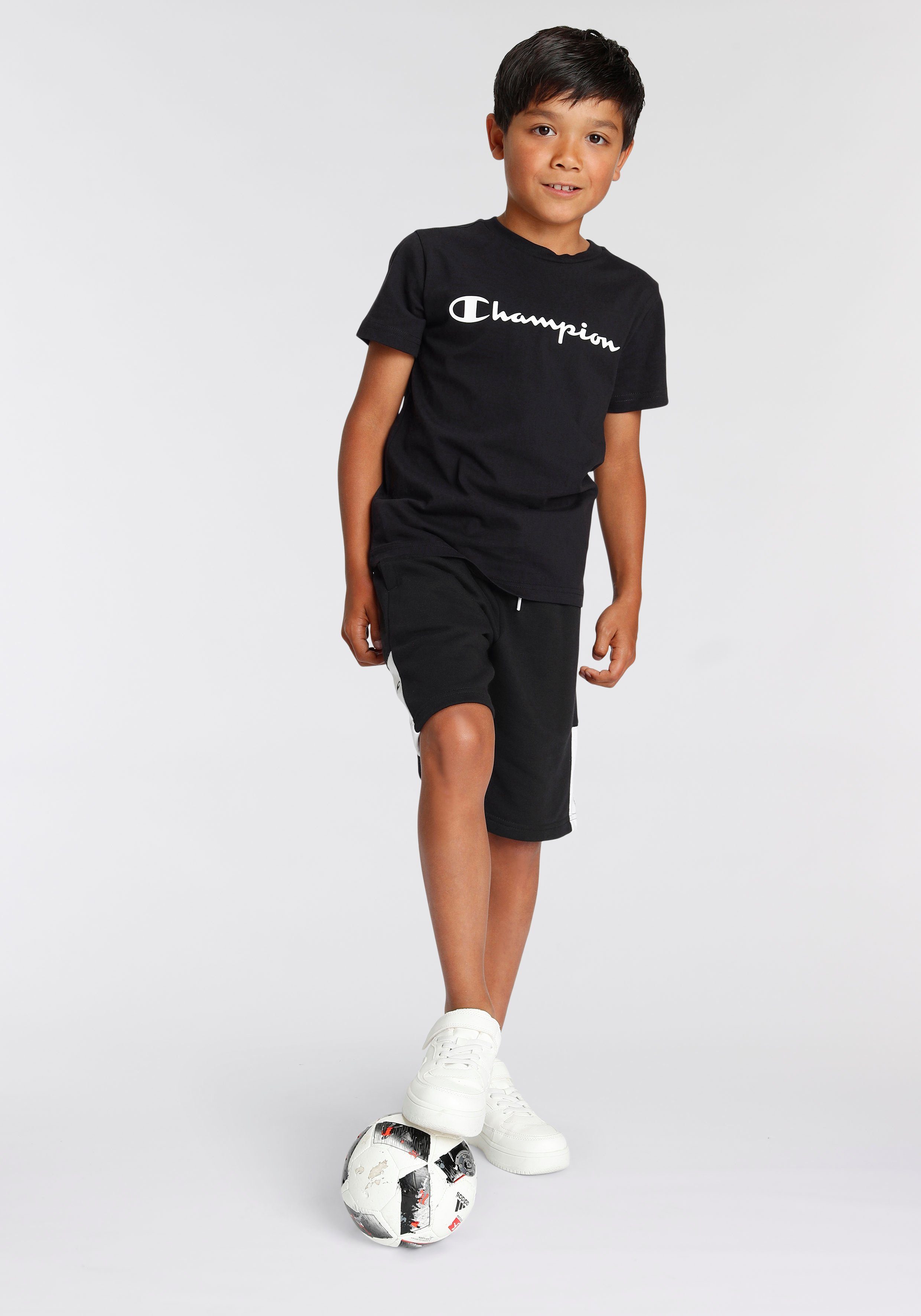 Champion T-Shirt Crewneck T-Shirt schwarz