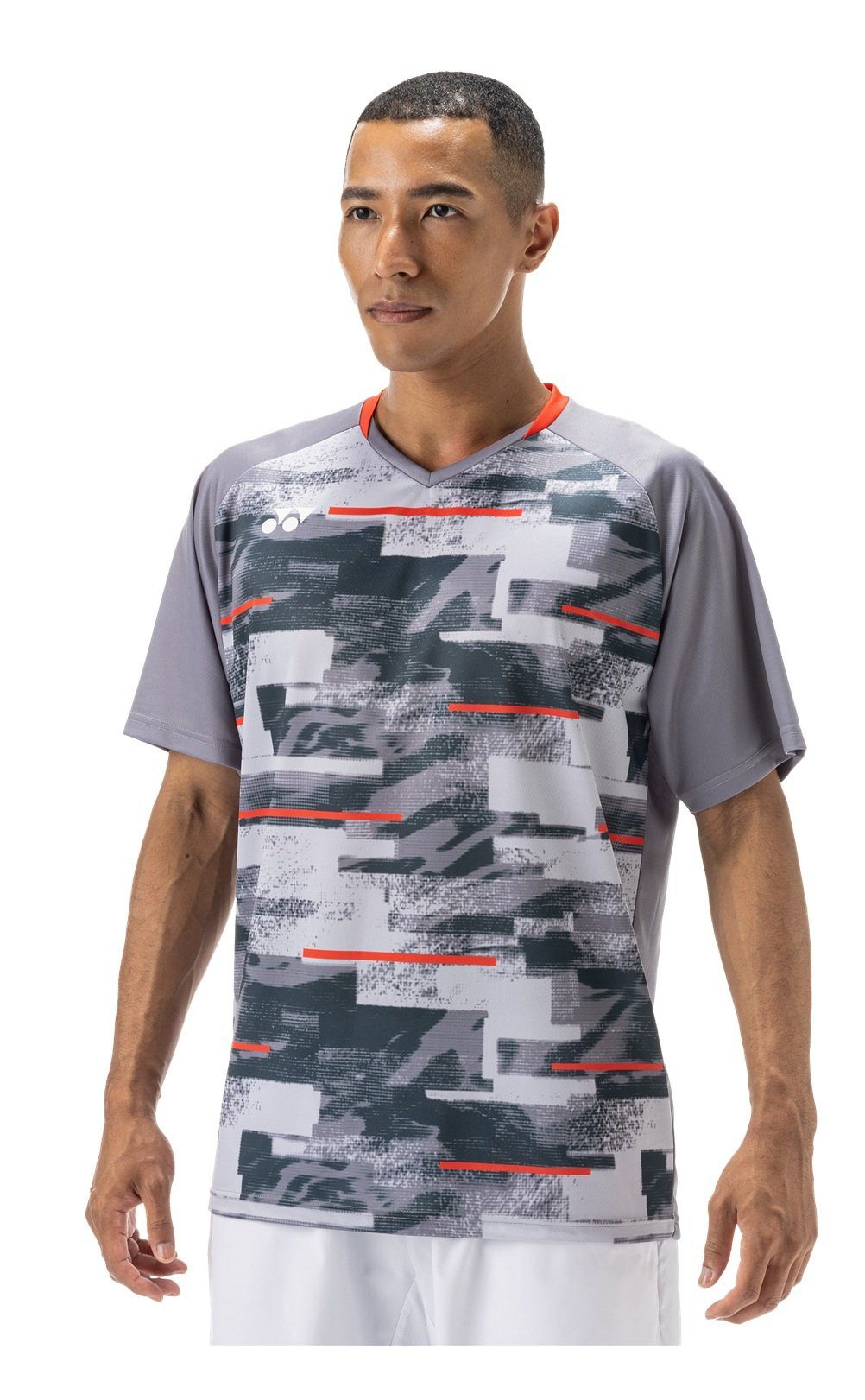 Yonex T-Shirt Crew Neck Club Team 2024 grau Herren