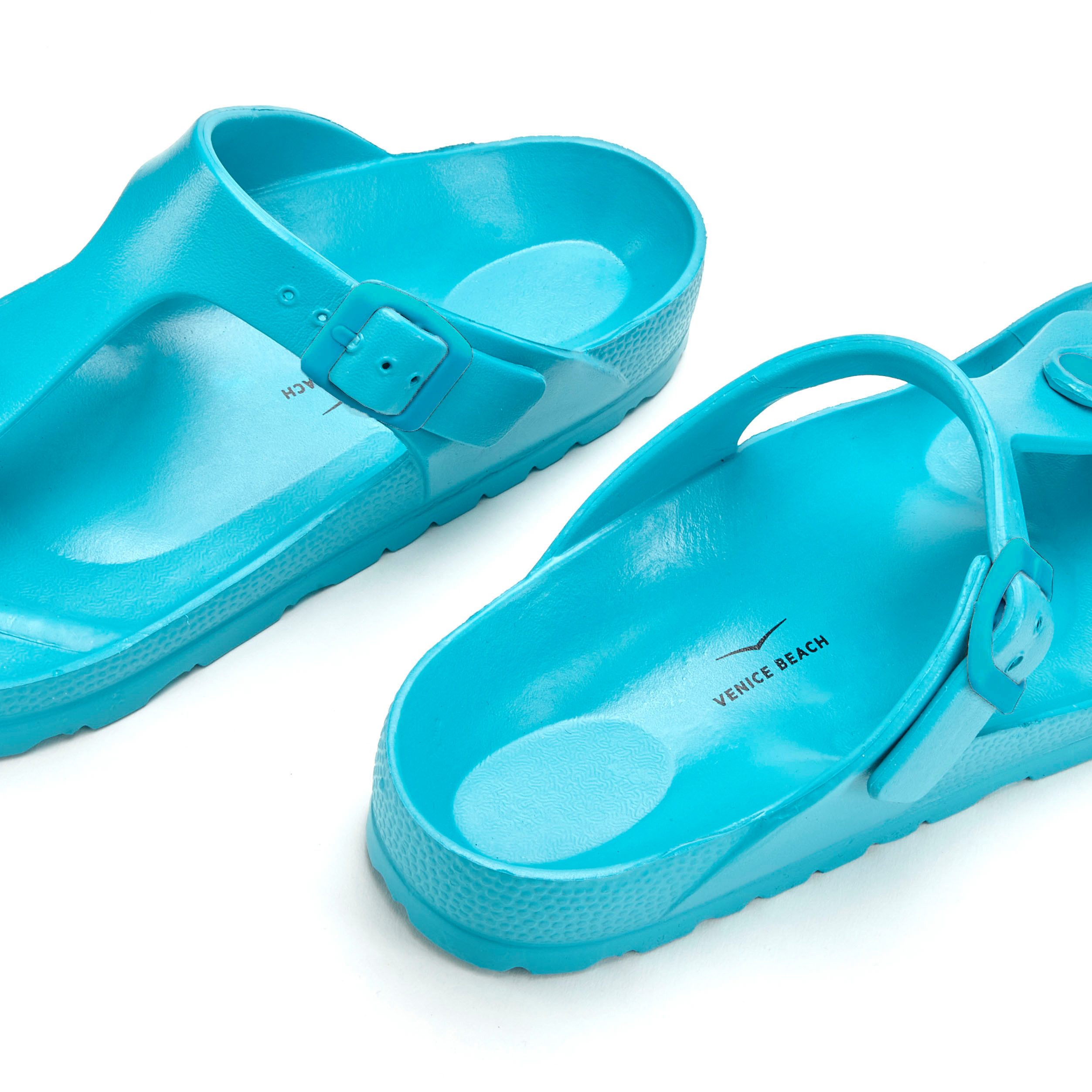 Venice Beach Badeschuhe, Badelatsche, Badezehentrenner Zehentrenner, Badepantolette Sandale, Pantolette