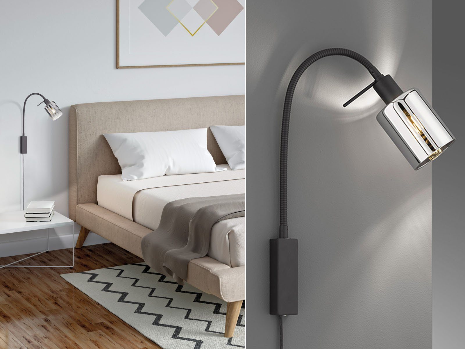 FISCHER & HONSEL LED Wandleuchte, LED günstig online kaufen