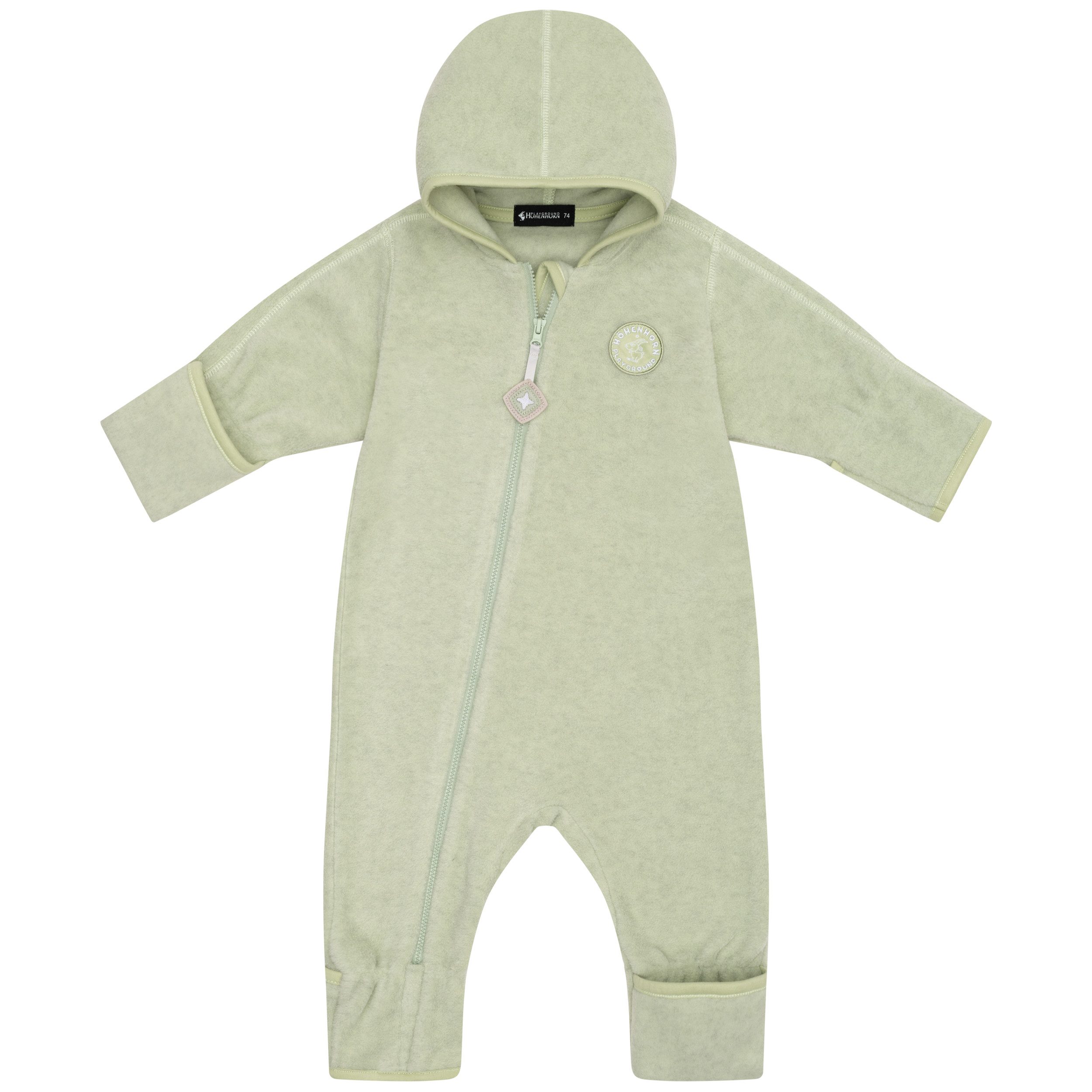 Höhenhorn Strampler Ibex Baby Fleece Overall Winter Herbst Strampler Kleinkind mit Kapuze