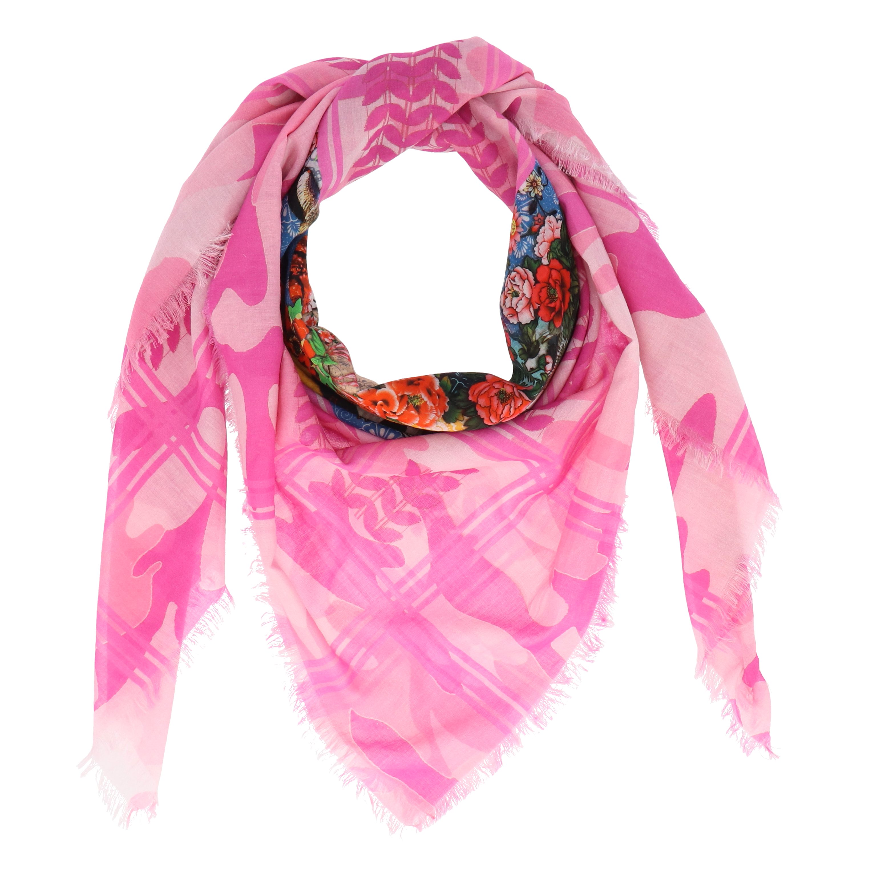 halsüberkopf Accessoires Modetuch Tuch Camouflage Patch, mit Blumen und Tiermotiven