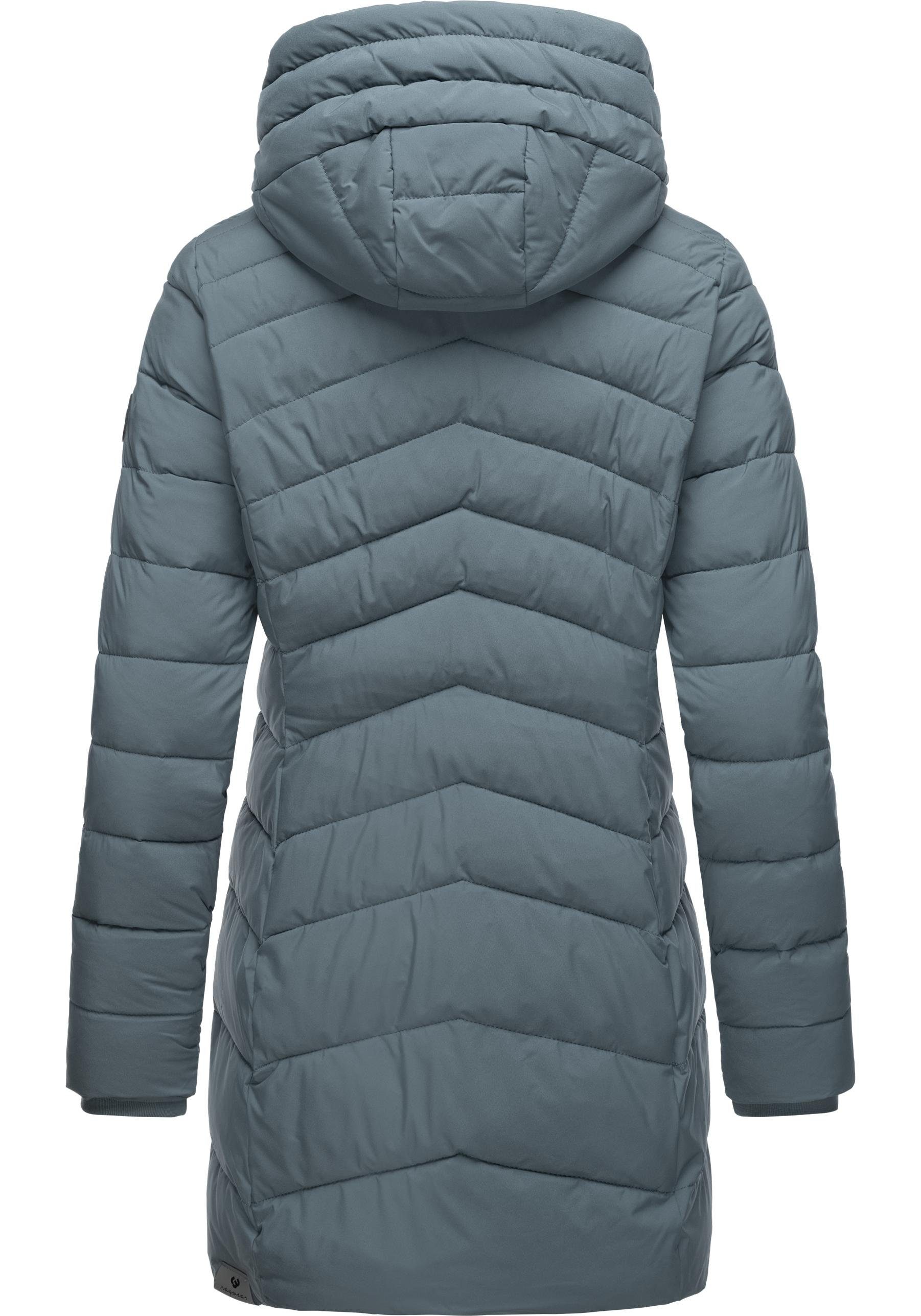 Ragwear Wintermantel Teela Wasserdichter Steppmantel mit hohem Kragen – Bild 3 von 5