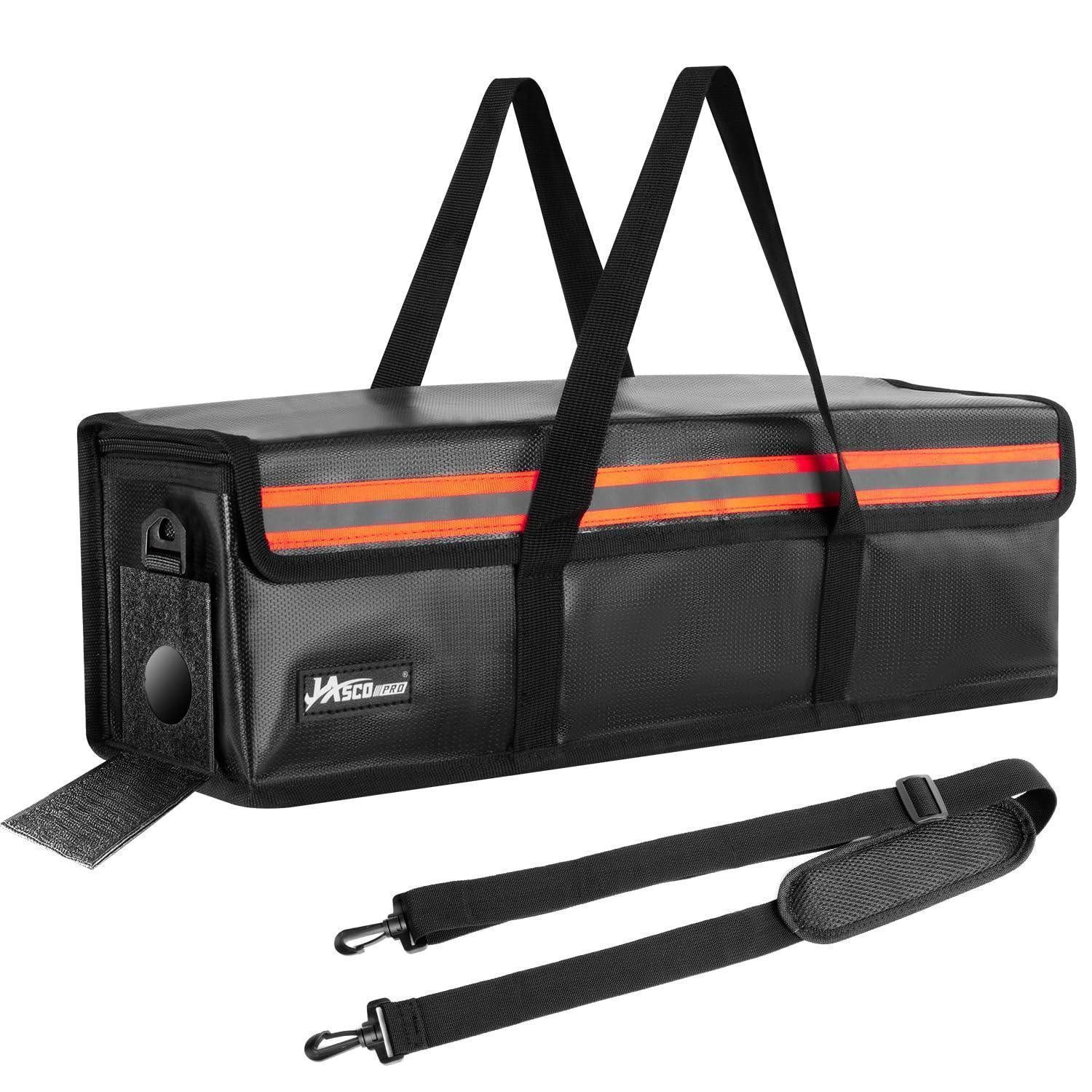 LuxusKollektion Akku-Schutzhülle Ebike Akku Tasche Feuerfest 1400C Lipo Wasserdicht L