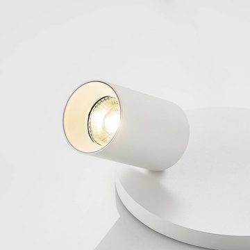 Arcchio Strahler Brinja, Modern, Aluminium, weiß, 2 flammig, GU10, Deckenlampe, Deckenleuchte