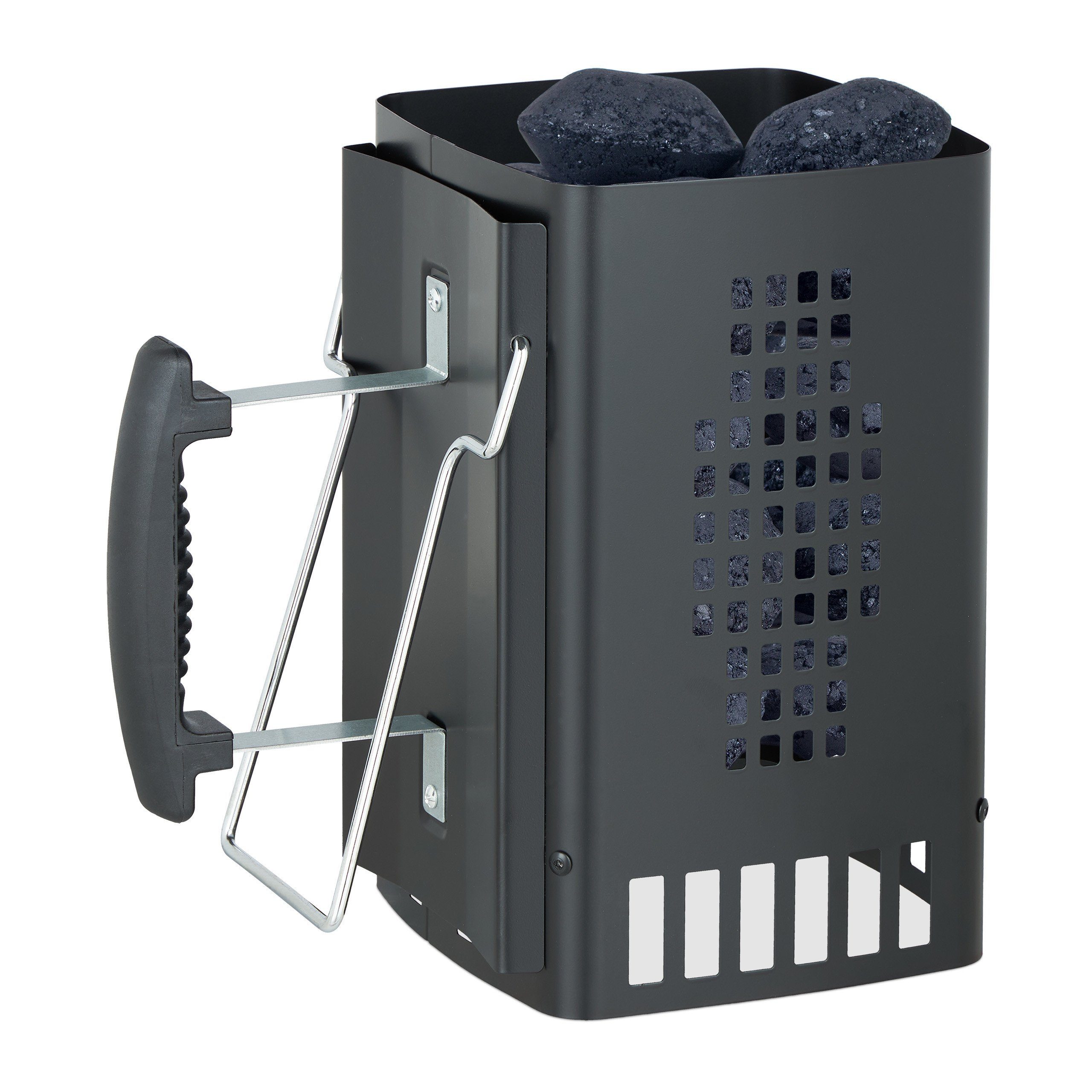 Anzündkamin für den Grill