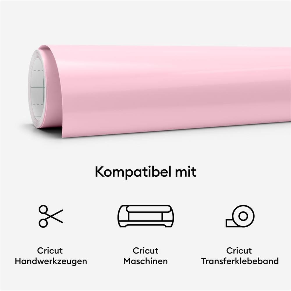 Cricut Dekorationsfolie Vinyl Folie COLD Pink, Farbveränderung, gestalten, dekorieren, Vinylaufkleber, 1 Rolle