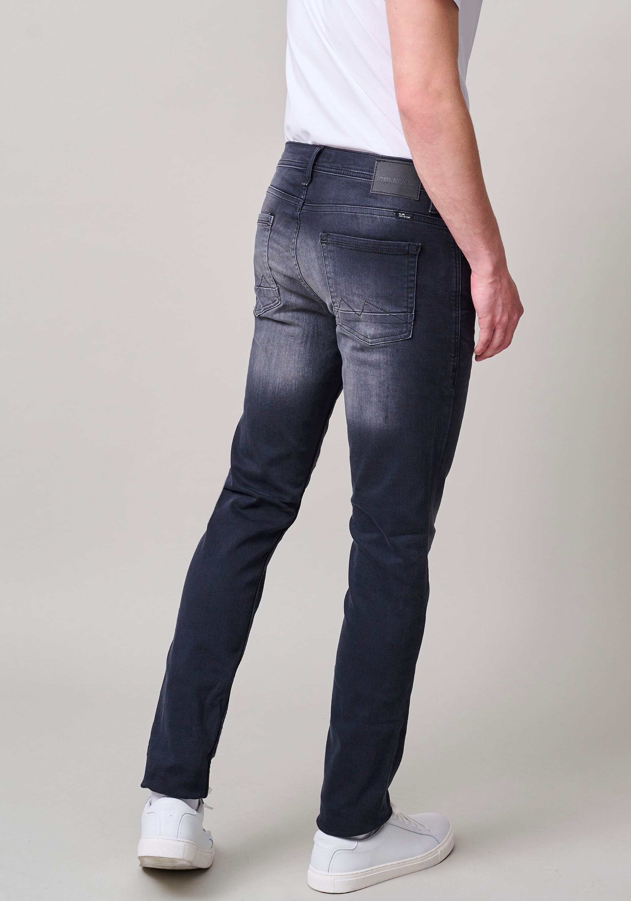 Blend Slim-fit-Jeans Jet Multiflex washed black
