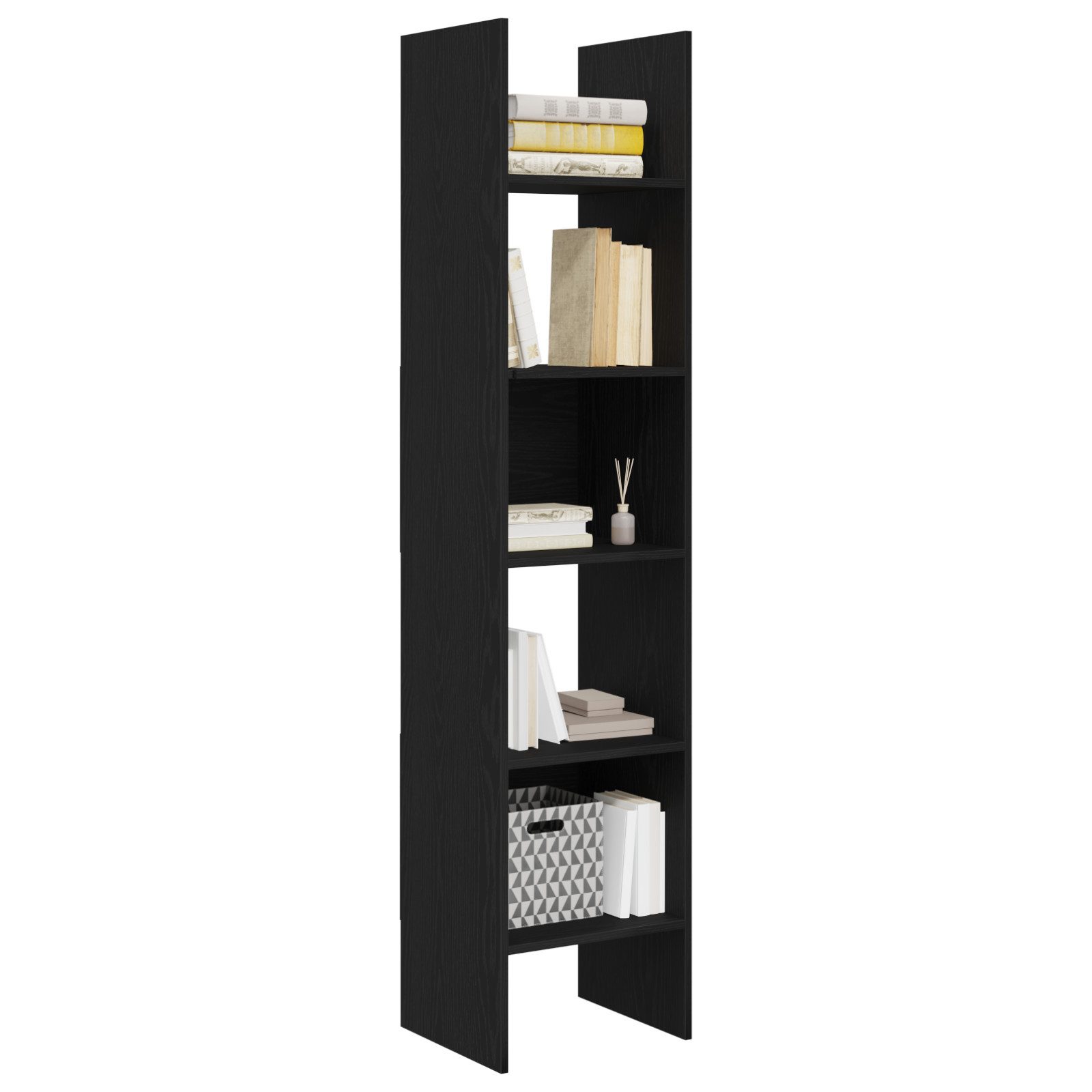 vidaXL Bücherregal Bücherregal Schwarze Eiche 40 günstig online kaufen