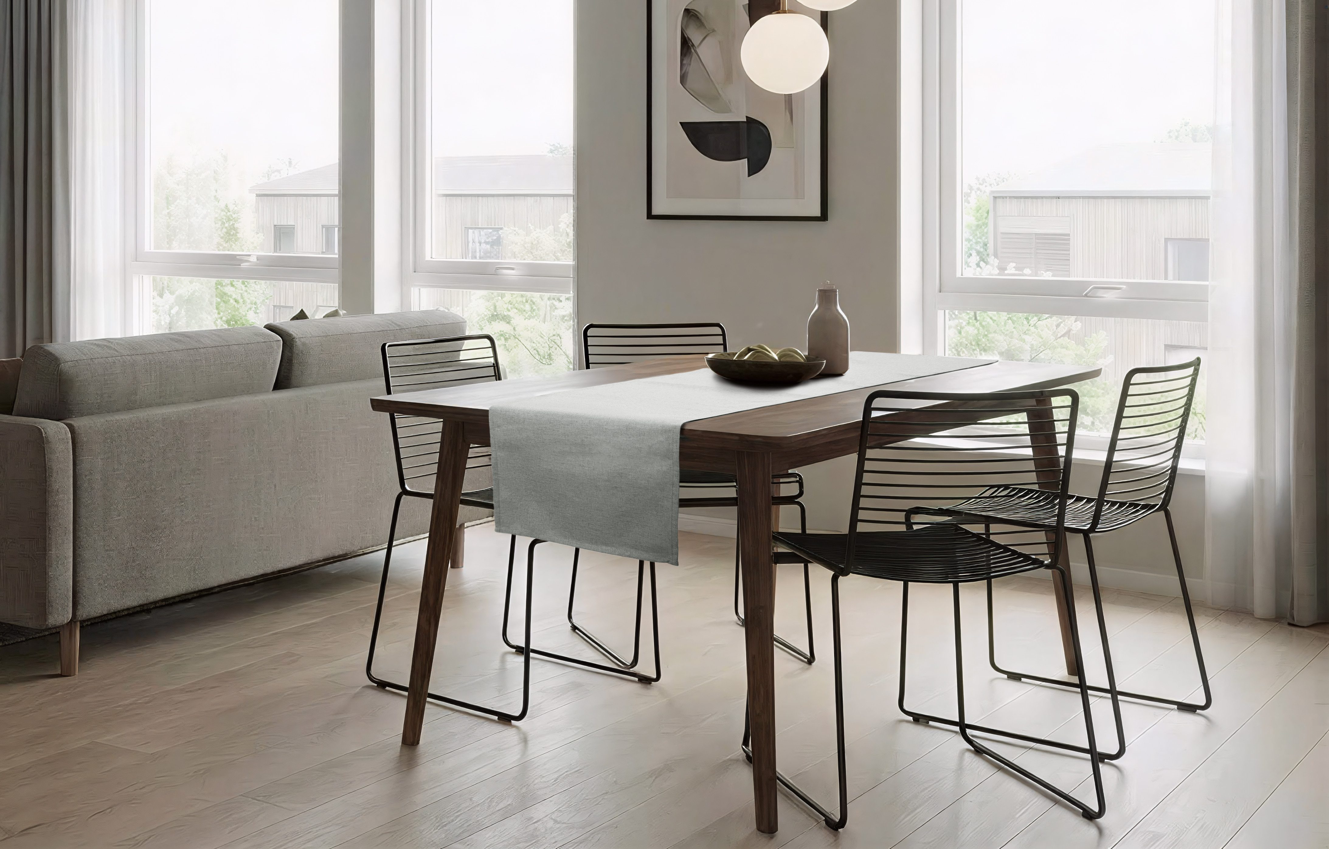 OTTO home Tischläufer Meellon (Packung 1-tlg), unifarben, modern, strukturiert, Esszimmer, Esstisch, Deko – Bild 4 von 4