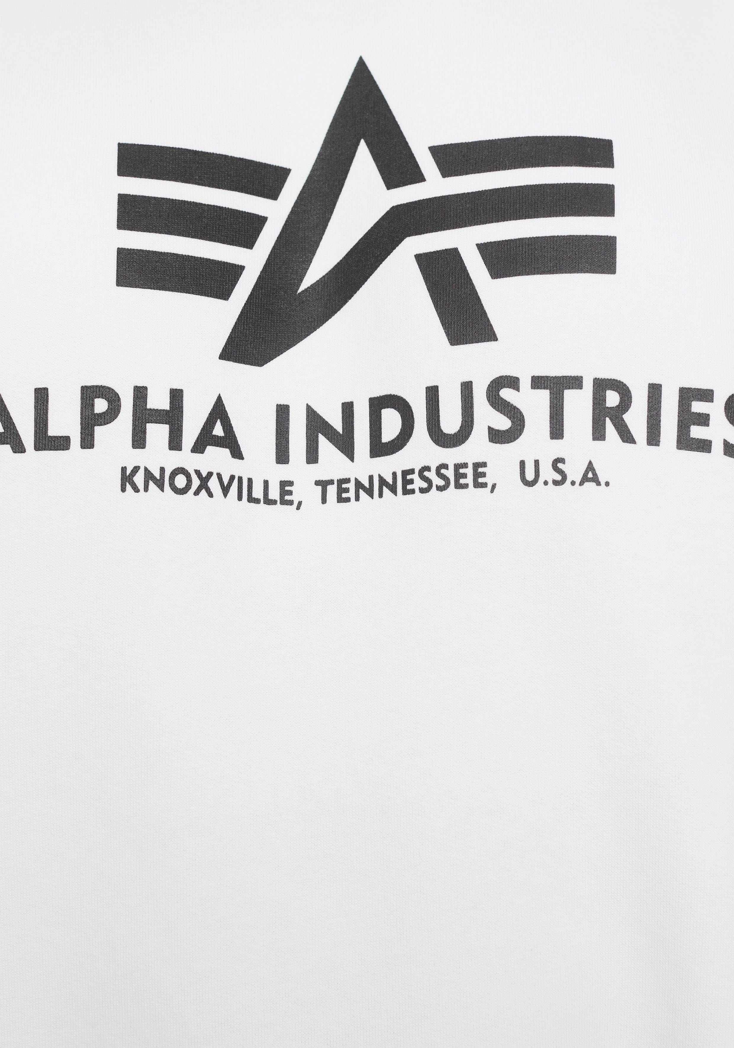 Industries Basic Alpha Sweatshirt Sweater white