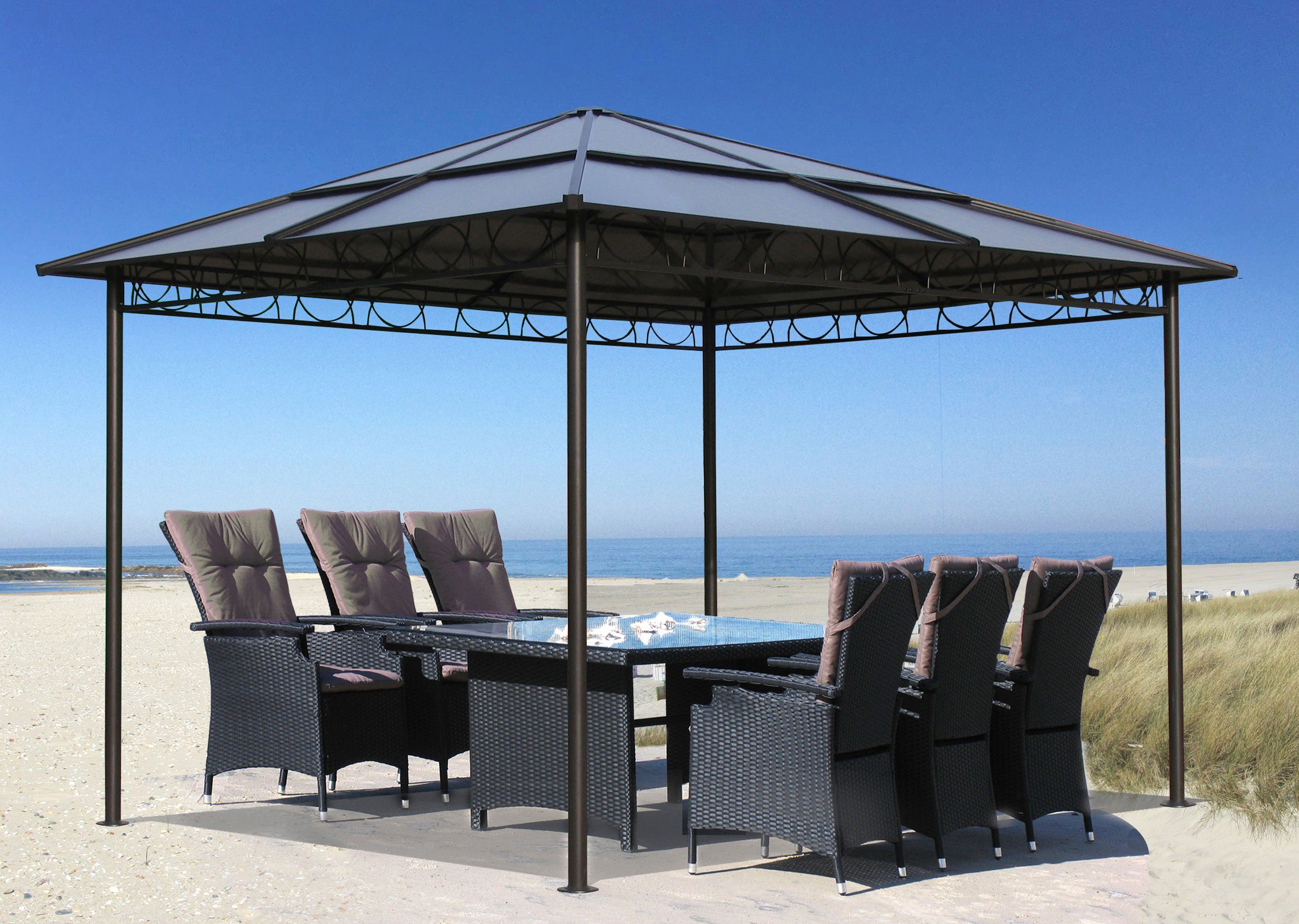 Quick Star Pavillon Barcelona 1, BxT: 300x300 cm, ohne Seitenteile