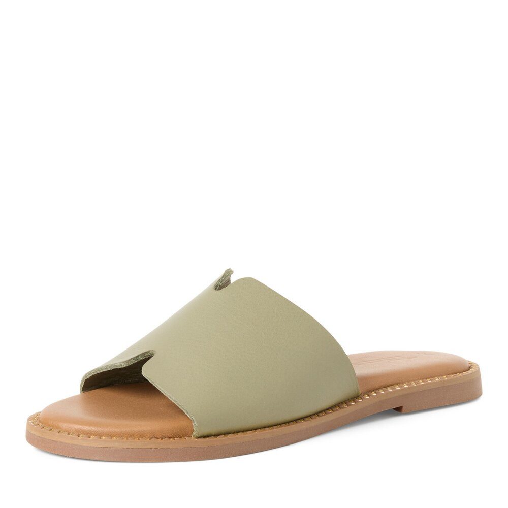 Tamaris Tamaris - Pantoletten - Oliv Pantolette
