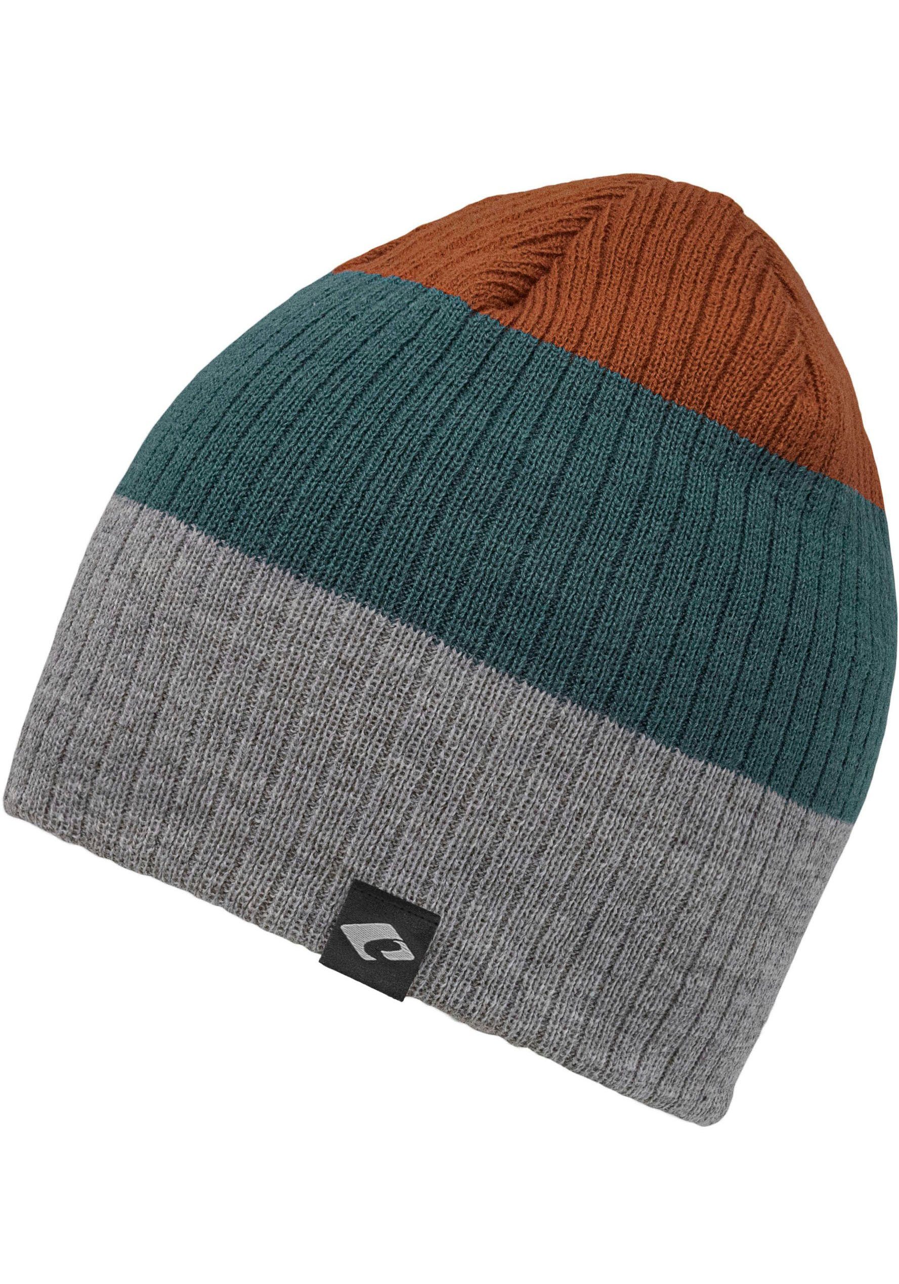 Neue Produkte und berühmter chillouts Strickmütze Nevio rust-petrol-grey verschiedene Hat Tragmöglichkeiten