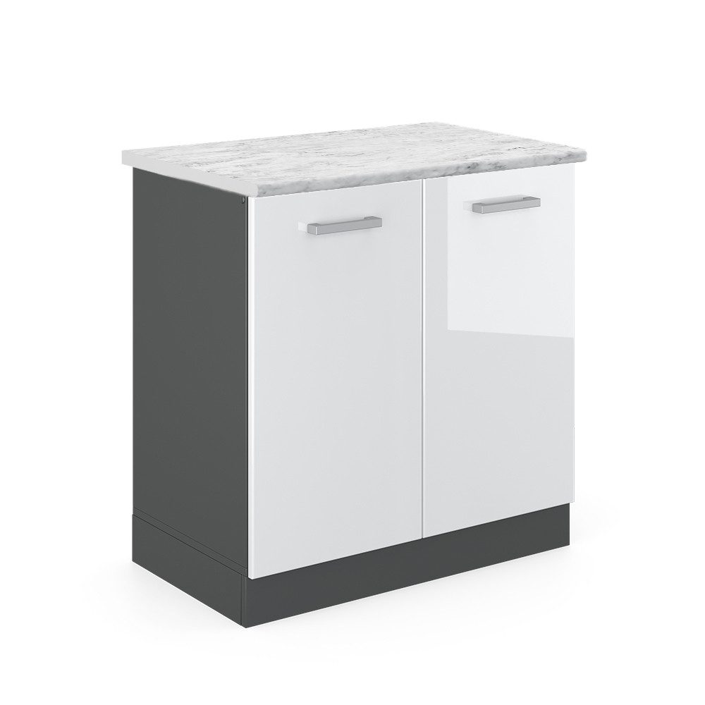 Vicco Spülenunterschrank R-Line Küchenunterschrank für die Spüle Weiß Hochg günstig online kaufen