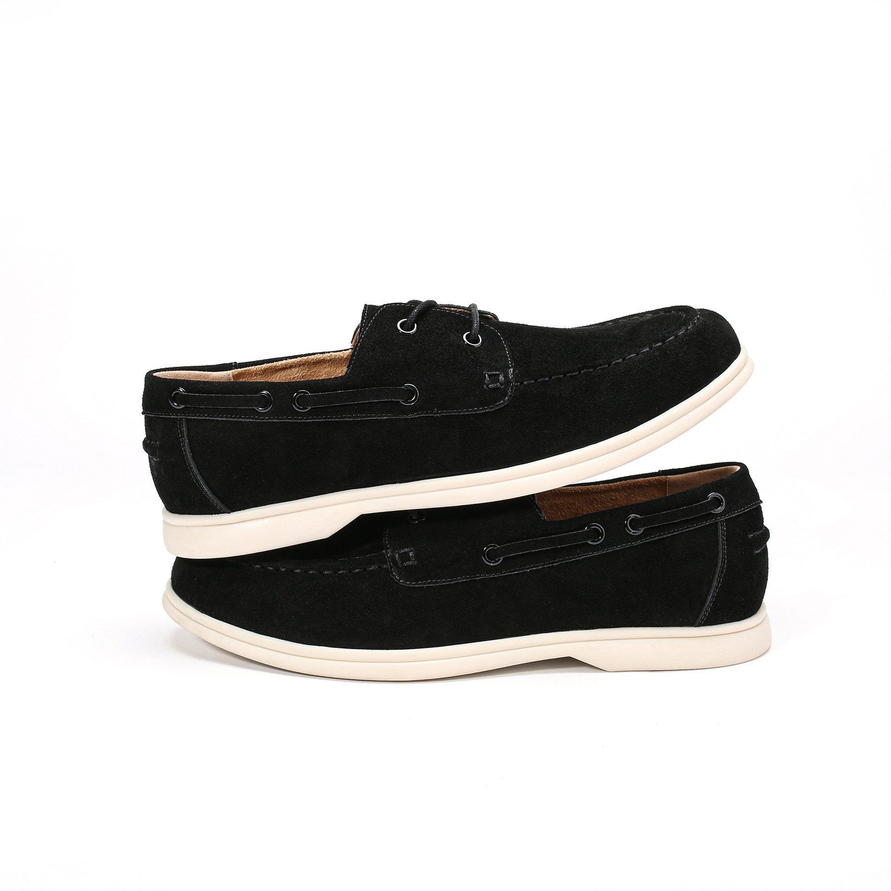 Allthemen Slip-On Sneaker Klassische Wildleder Loafers Herren im Retro Slip-On Sneaker Freizeit