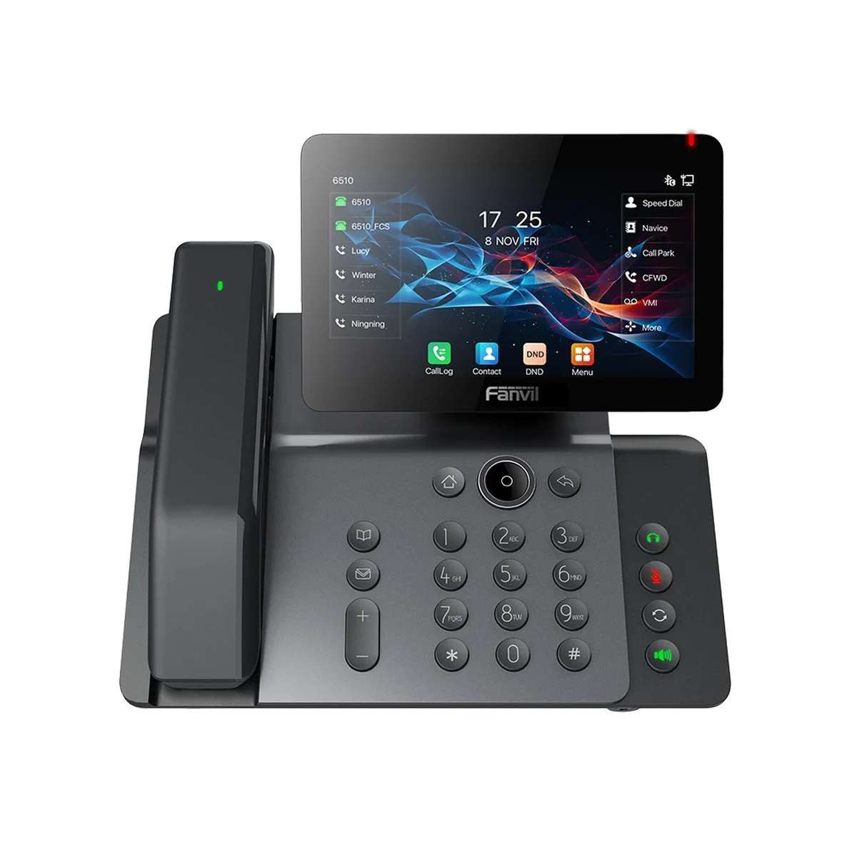 Fanvil Fanvil V66 PRO IP-Telefon Dunkles Grau 20 Zeilen IPS WLAN Kabelgebundenes Telefon