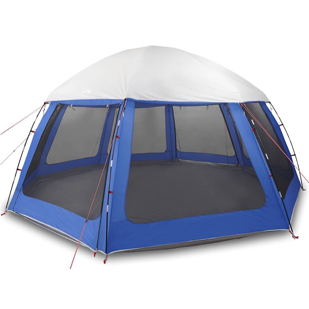 furnicato Poolüberdachung Poolzelt Multifunktional 510x510x260 cm Azurblau, Wetterfestes Pavillonzelt mit Insektenschutz und integrierter Plane