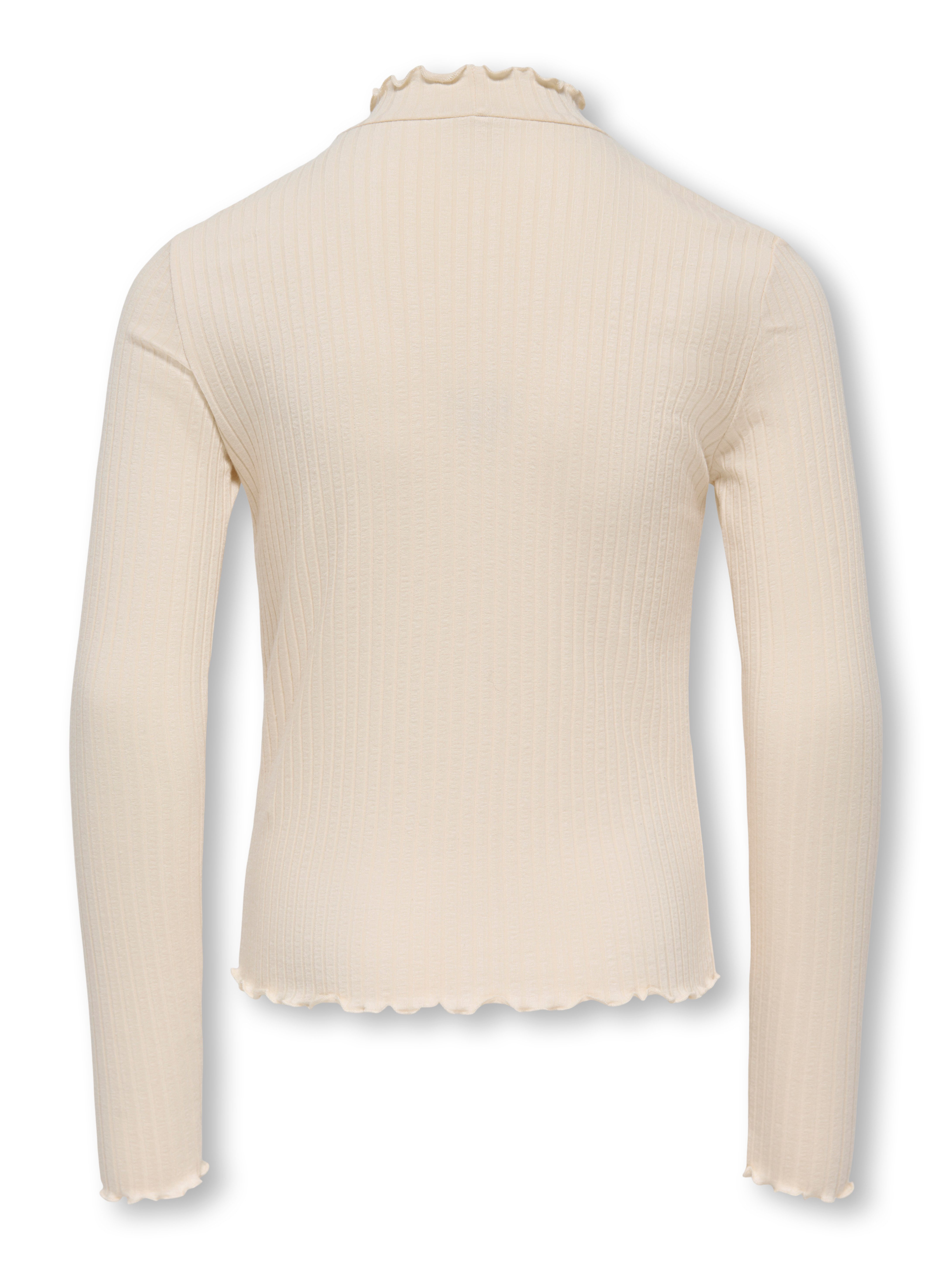 KIDS ONLY Langarmshirt KOGFRANSISKA SCHOOL LS HI-NCK TOP JRS Viskosemischung