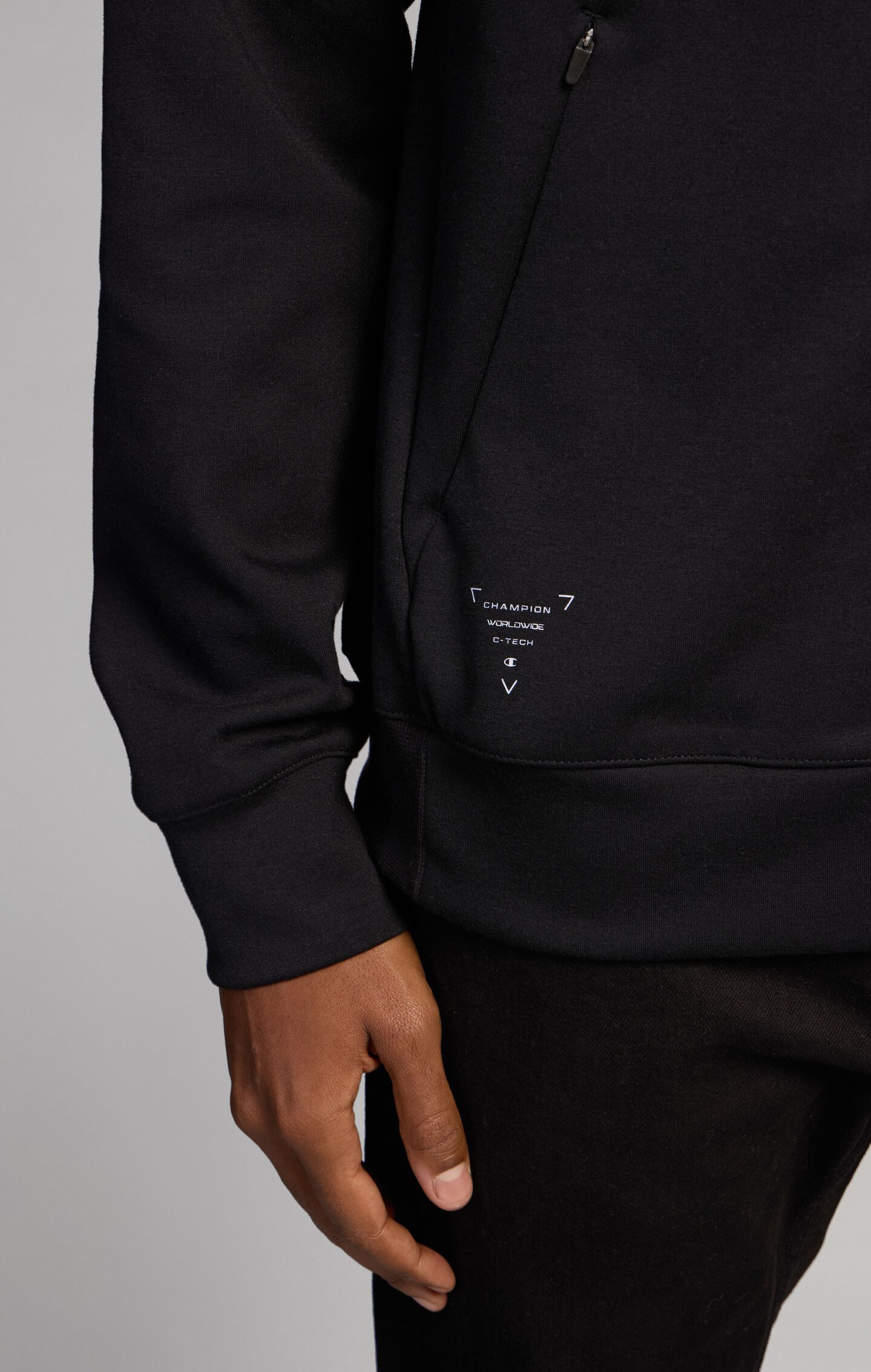 Champion Kapuzensweatjacke für Sportmode, aus Polyester, Baumwolle und sonstigen Fasern