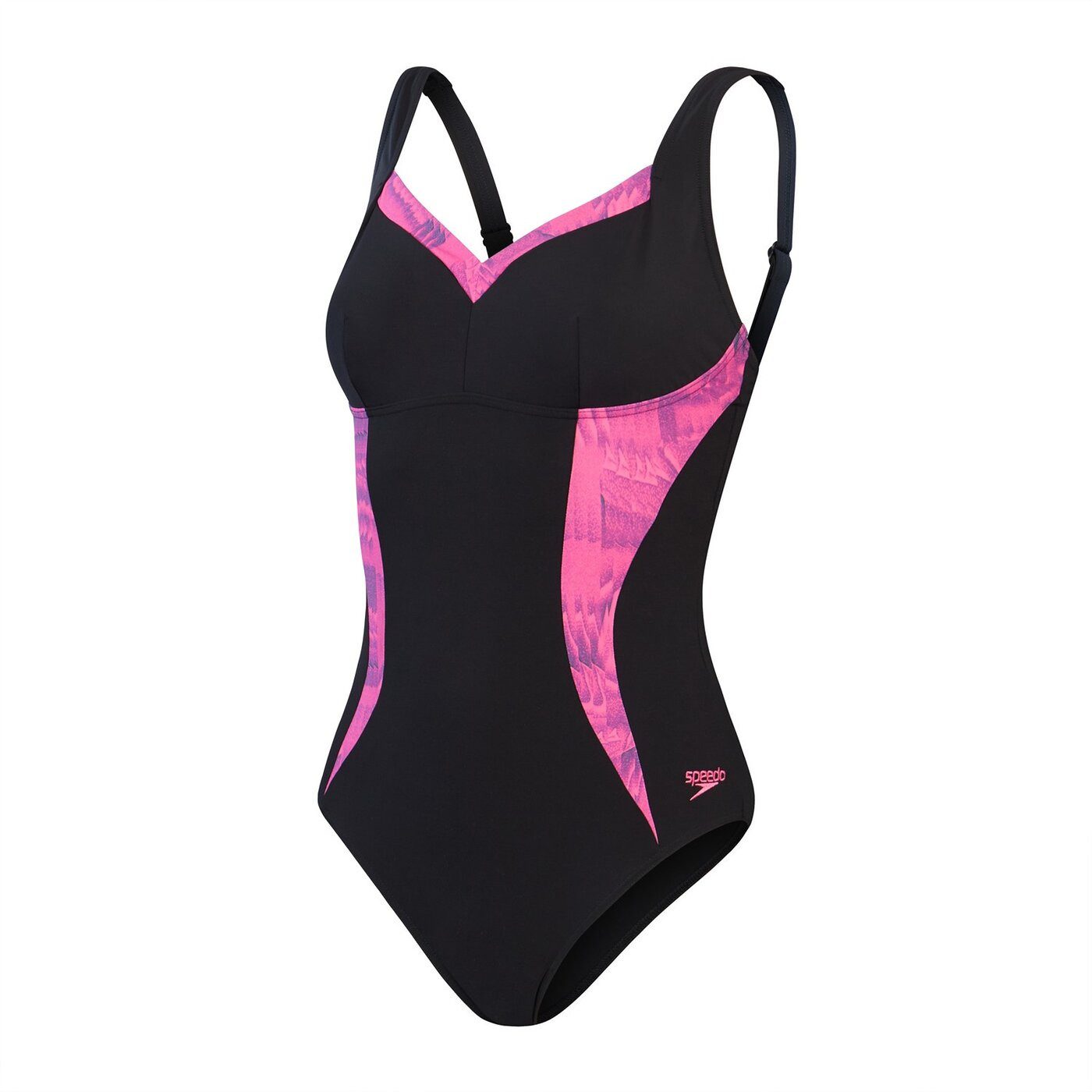 Speedo Badeanzug SPDSCU PT LUNAELUSTRE 1PC AF BLACK/