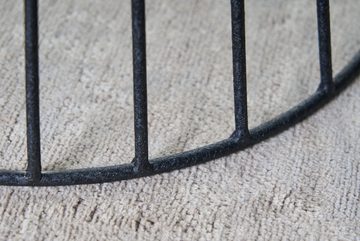 riess-ambiente Beistelltisch VARIATION 45cm schwarz (Einzelartikel, 1-St), Wohnzimmer · Metall · rund · handmade · Nachttisch · Modern Design