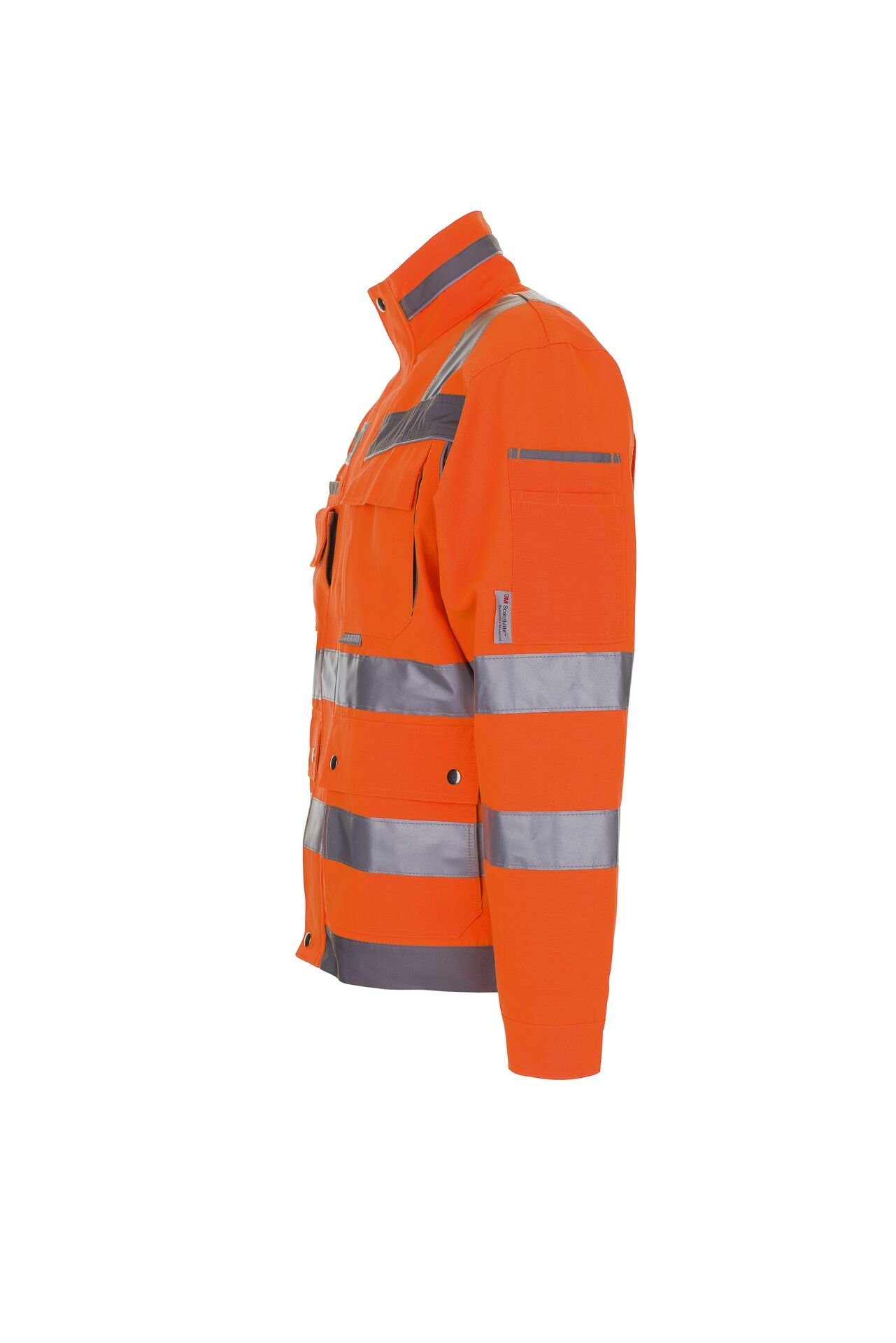 Arbeitshose Warnschutz (1-tlg) orange/zink Blouson Planam 44 Plaline Größe