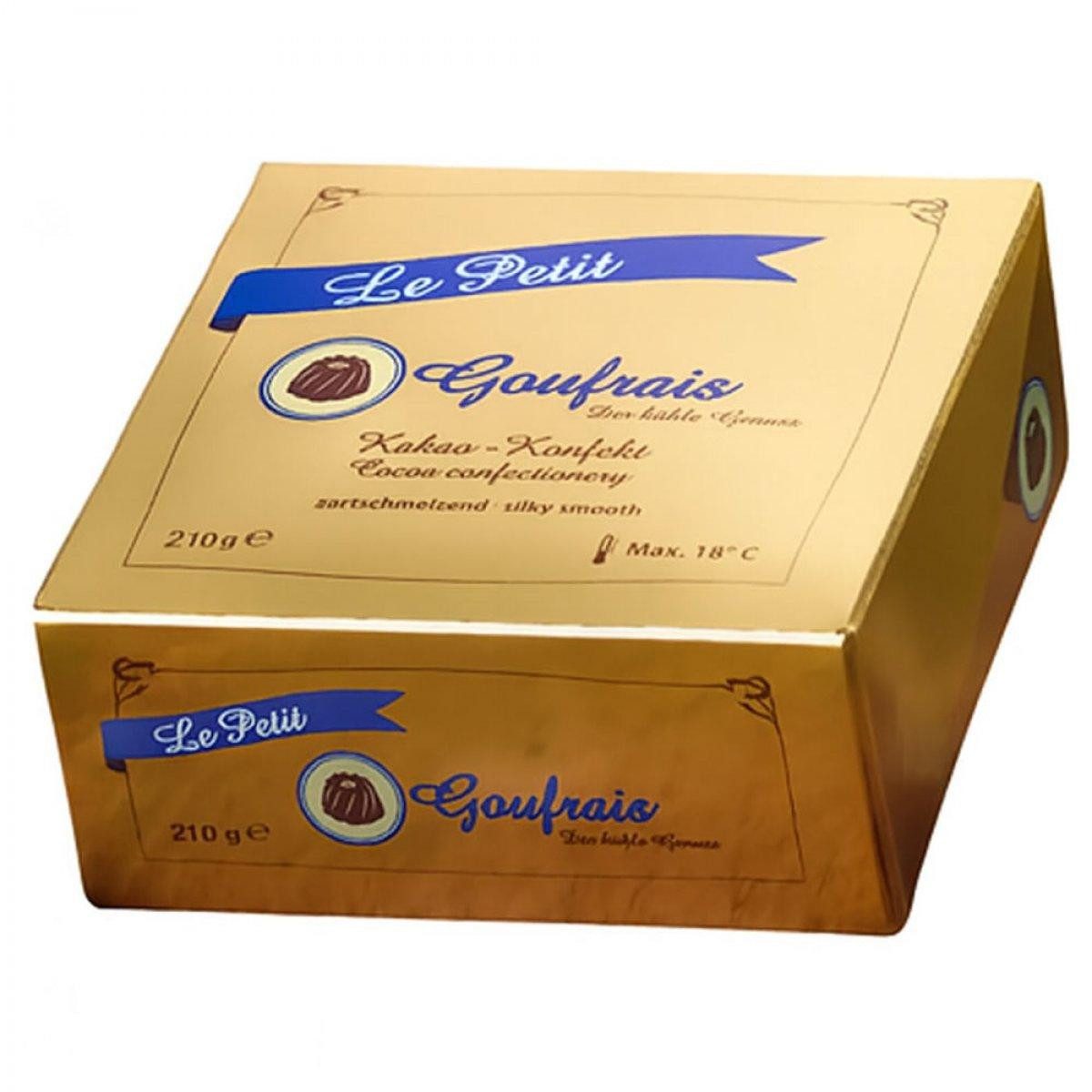 Goufrais Schokolade Kakaokonfekt Gugelhupf Le Petit Gourmetpäckchen (60 Stück) (210g)