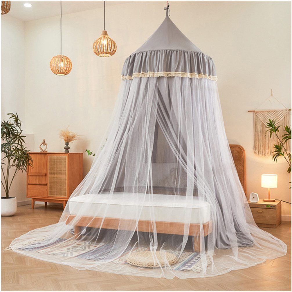 Jibenhome Moskitonetz Doppelschicht Moskitonetz, Bett Baldachin, Lichtblock günstig online kaufen