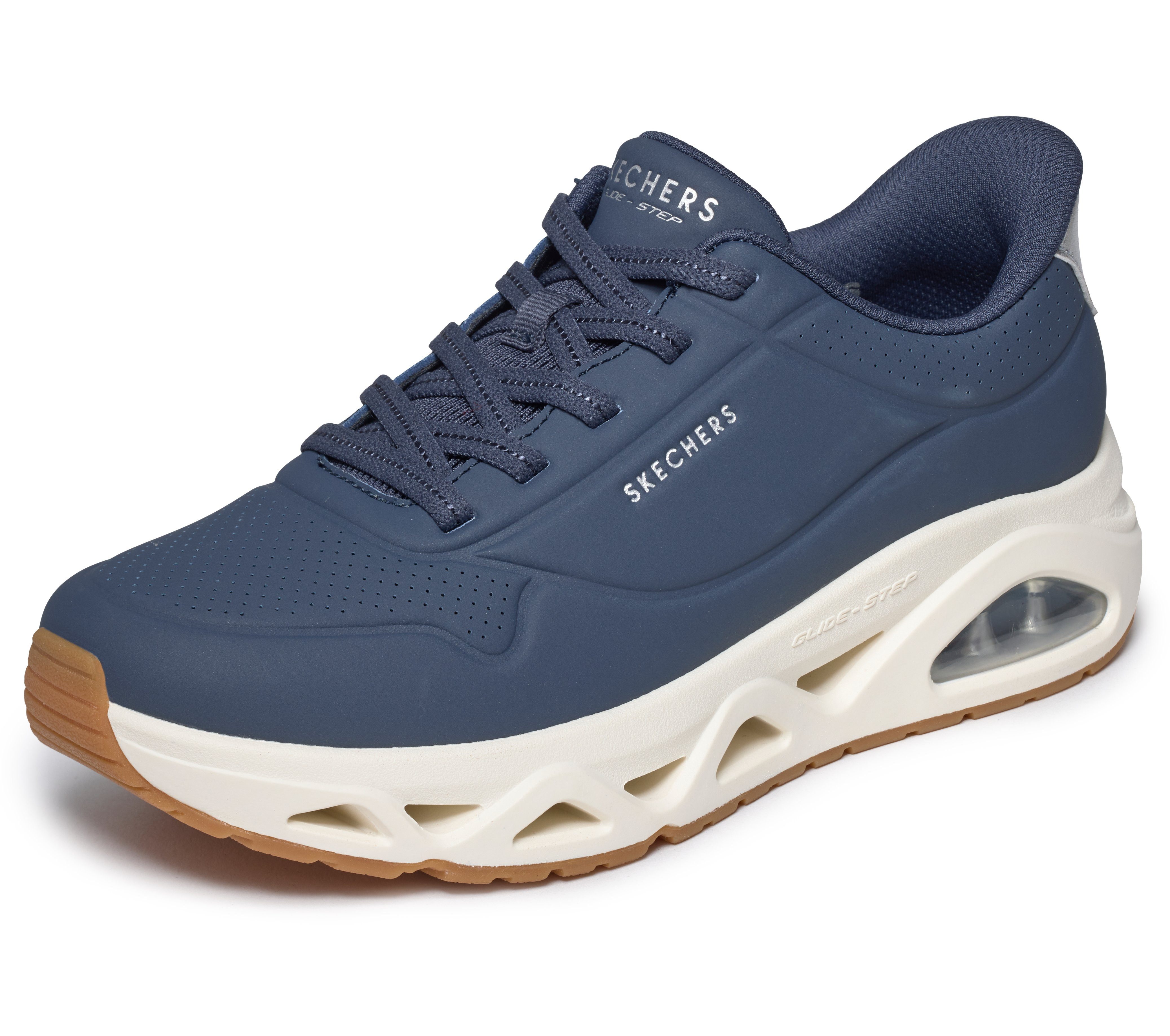Skechers UNO GLIDE-STEP-GLIDE ON AIR Slip-On Sneaker Schlupfschuh, Halbschuh, Freizeitschuh mit Luftkissendämpfung