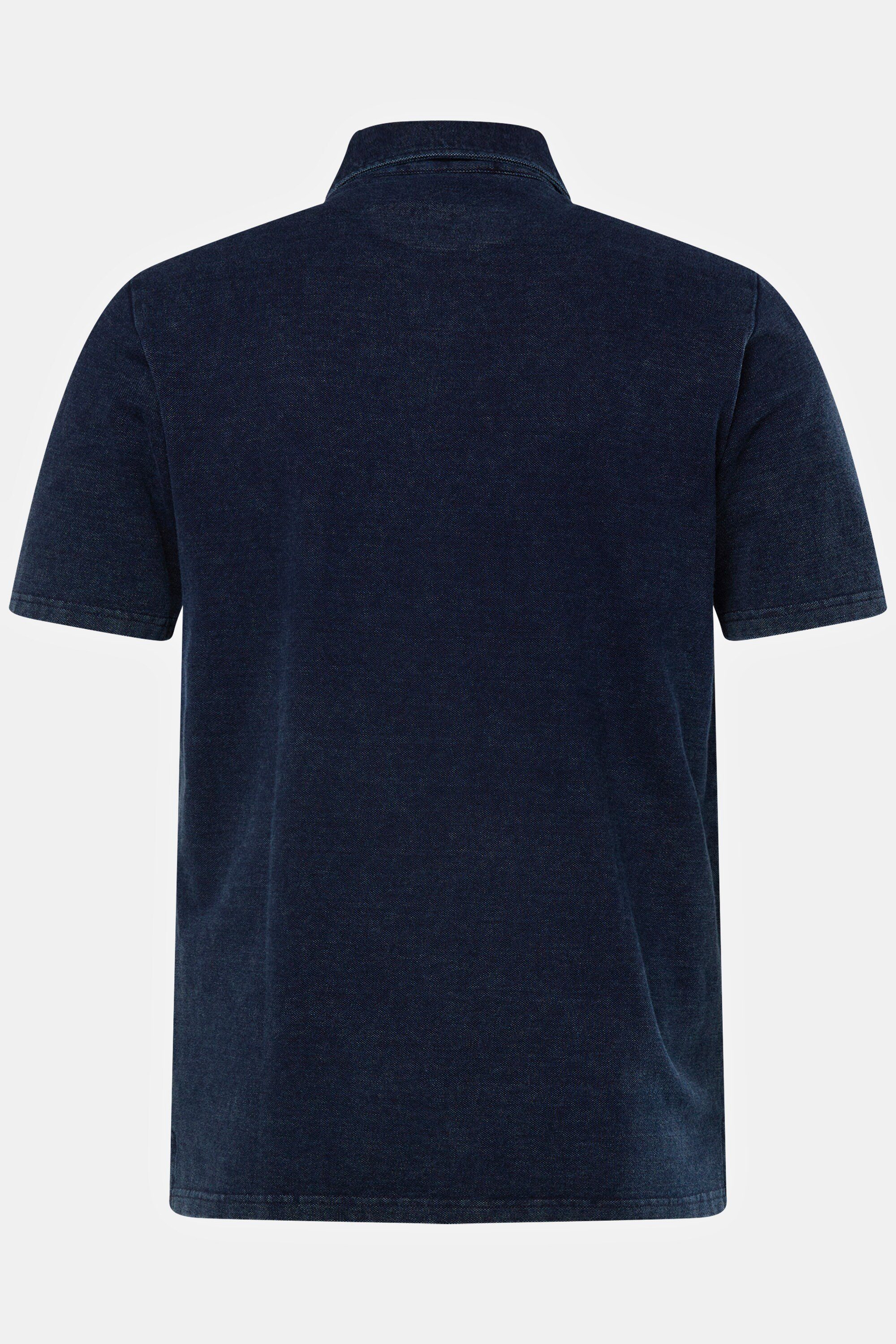 JP1880 Poloshirt Poloshirt Halbarm Piqué Jeanslook – Bild 3 von 3