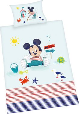 Babybettwäsche Disney´s Mickey Mouse, Disney, Flanell, mit liebevollem Motiv