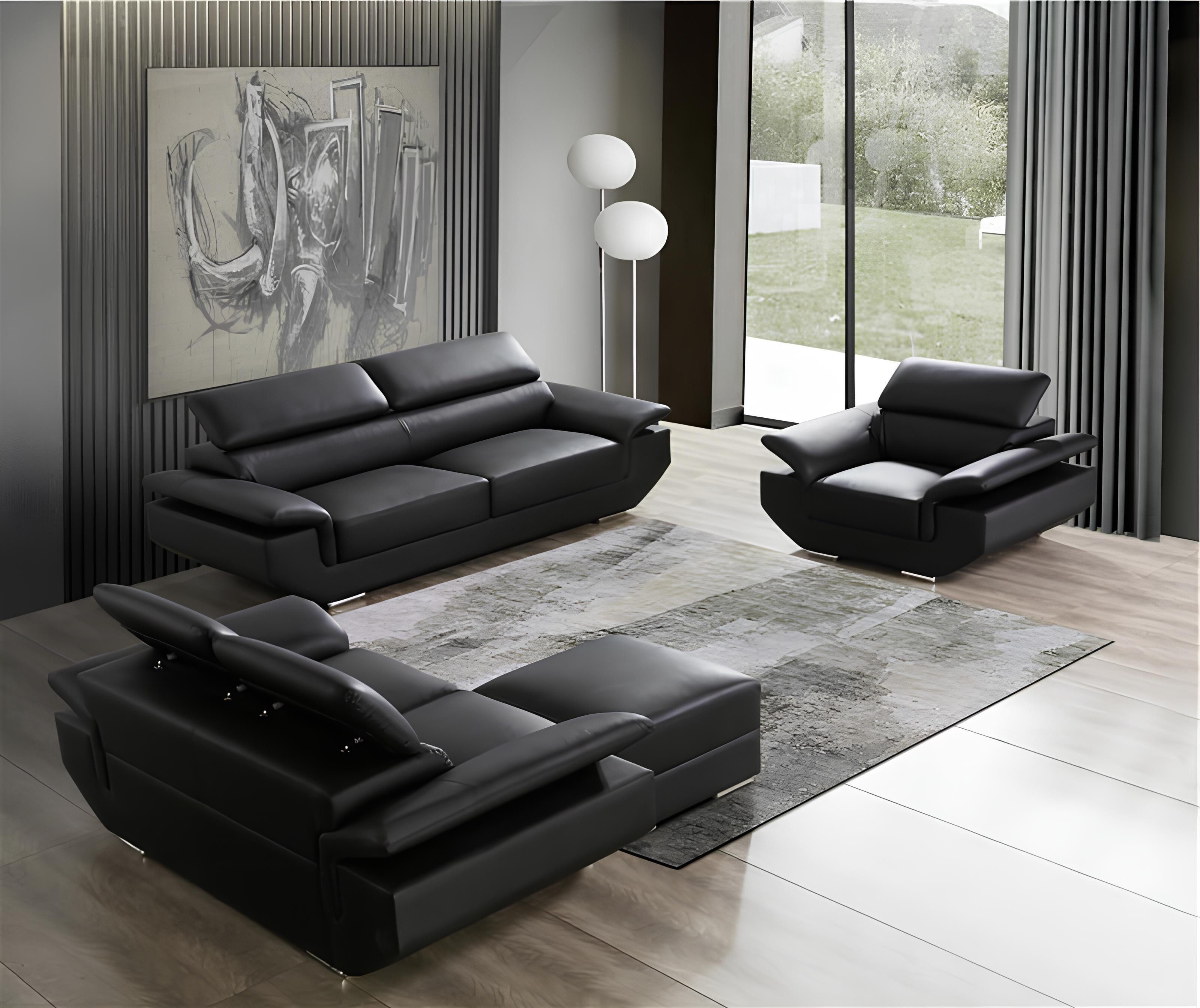 Xlmoebel Polstergarnitur Multifunktionales Design Sofa in modernem Stil mit hoher Polsterung, (Sofagarnitur 3+1+1 Sitzer), Hergestellt in Europa
